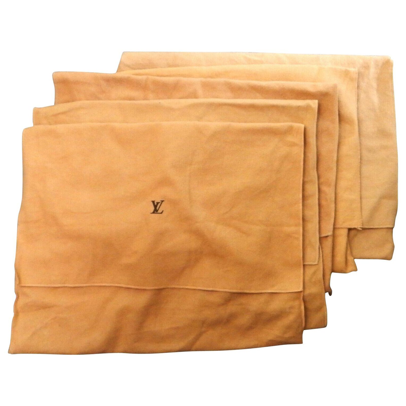 Louis Vuitton Envelope Dust Cover Bag Brown Cotton ref.174513 - Joli Closet