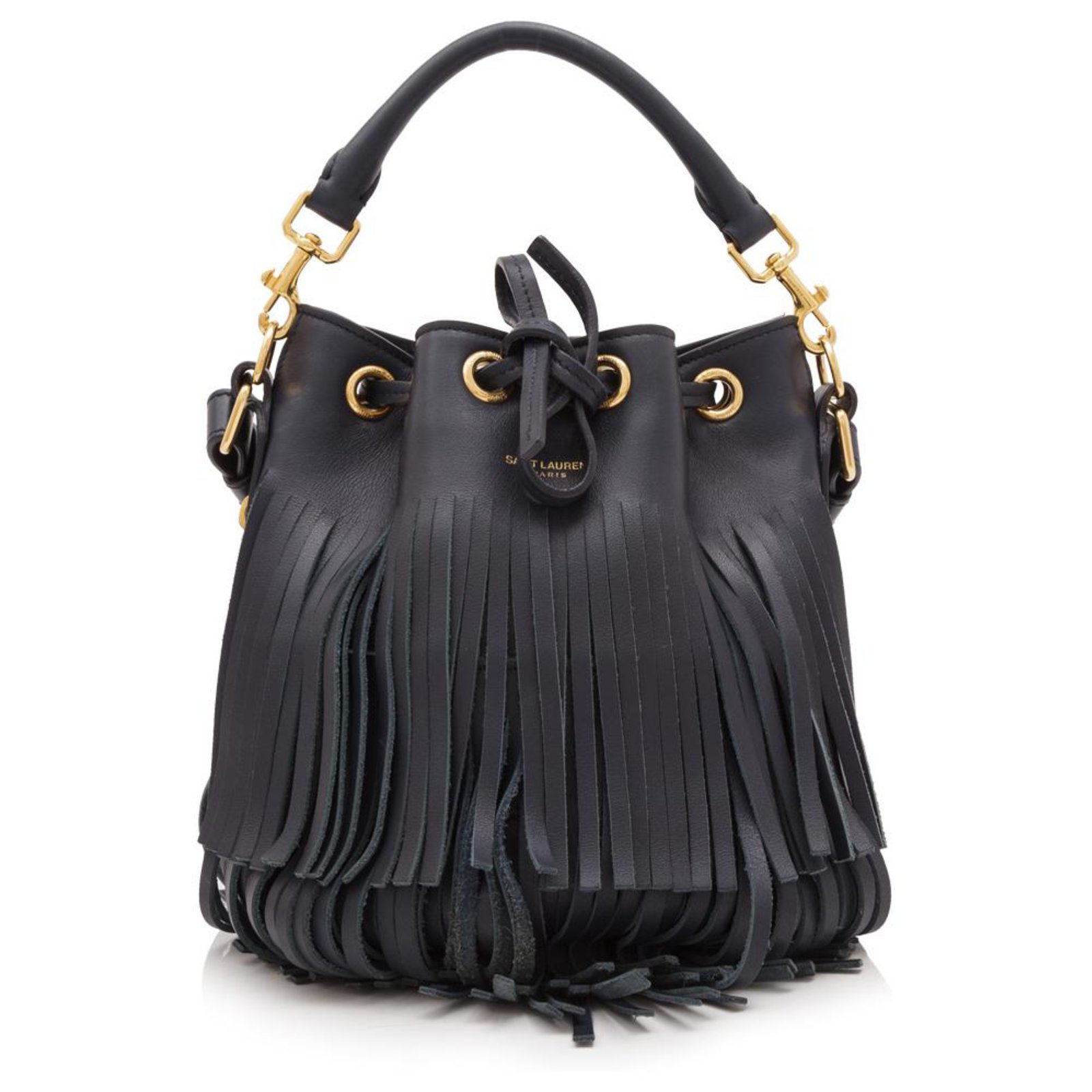 Vintage YSL Yves Saint Laurent Small Emmanuelle Fringe Crossbody Bag –  Recess