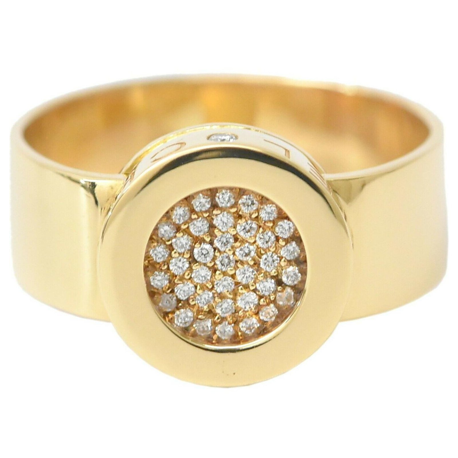 Chanel Round ring Golden Yellow gold ref.175348 - Joli Closet