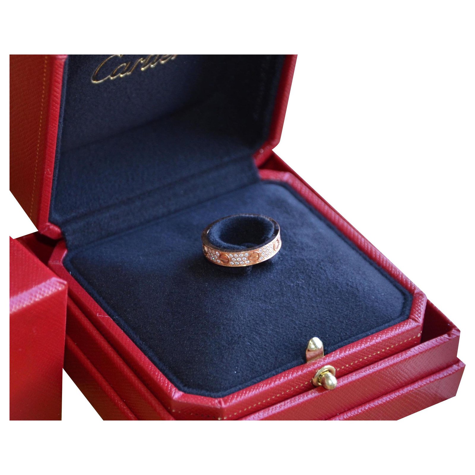 love ring pink gold