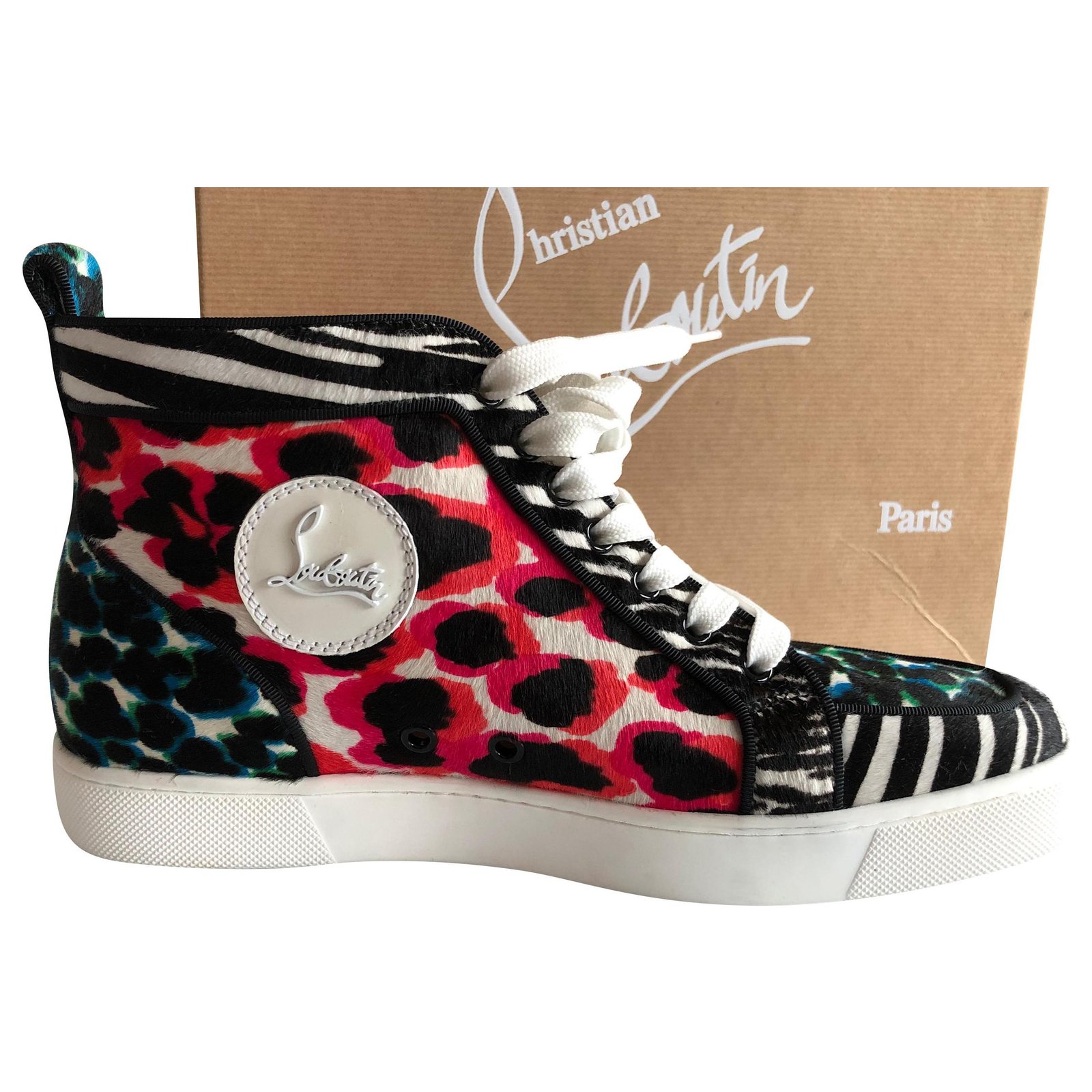 colorful christian louboutin sneakers
