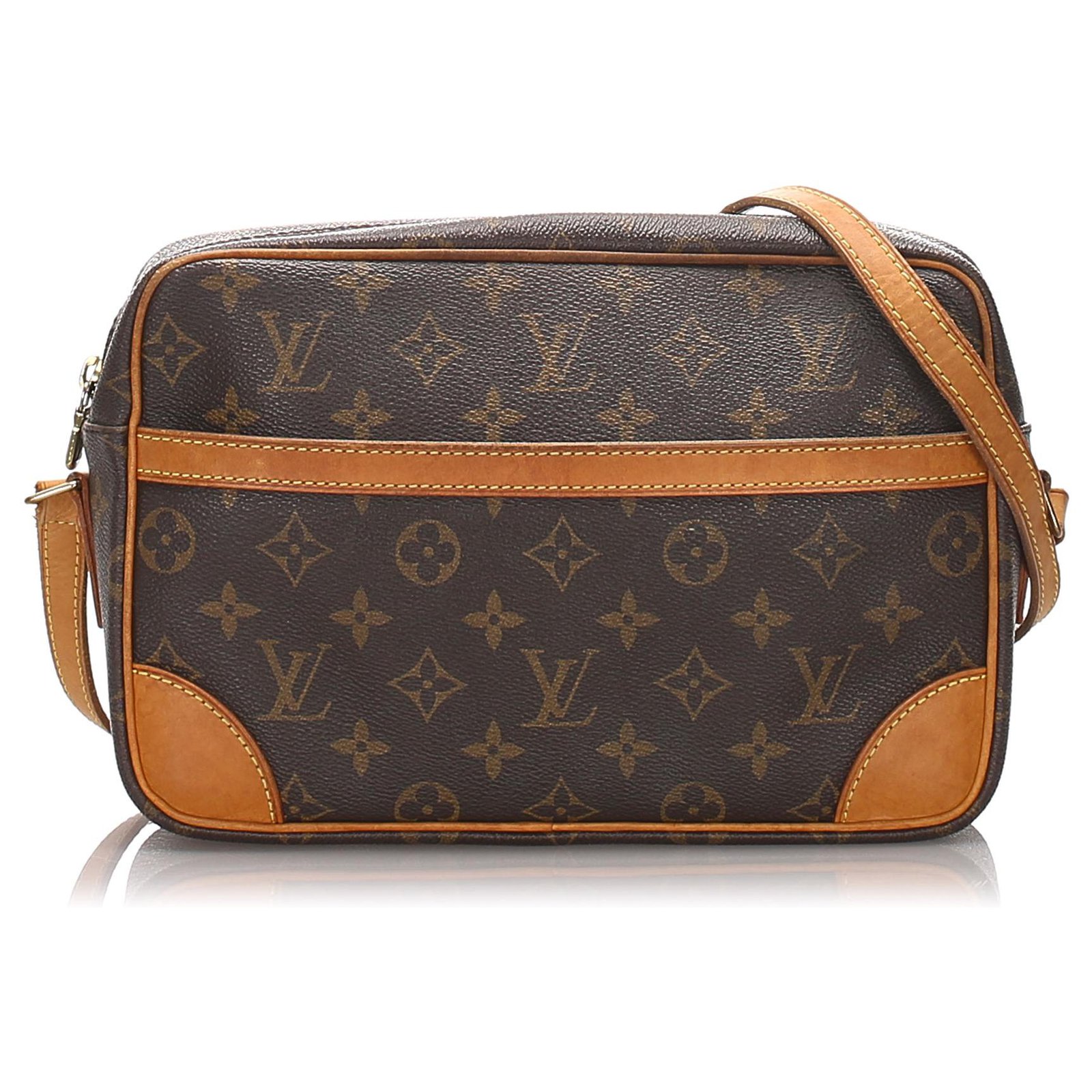 Auth Louis Vuitton Monogram Trocadero 27 Shoulder Bag M51274 Used