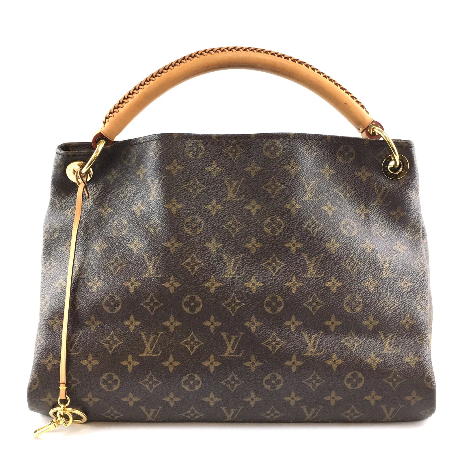 Louis Vuitton Artsy MM Handbag in Brown Monogram Canvas Cloth ref.127087 -  Joli Closet