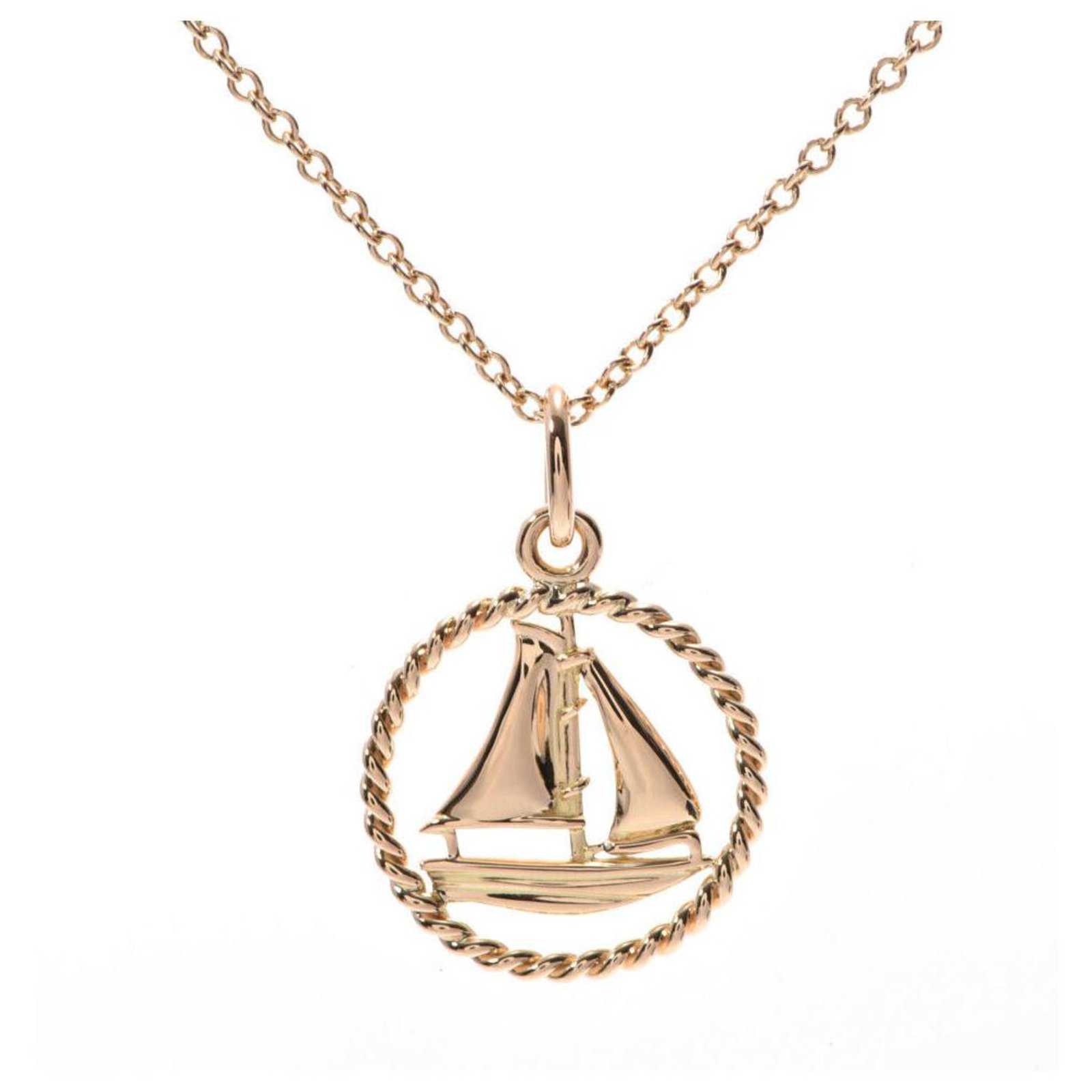 Tiffany hot sale sailboat necklace