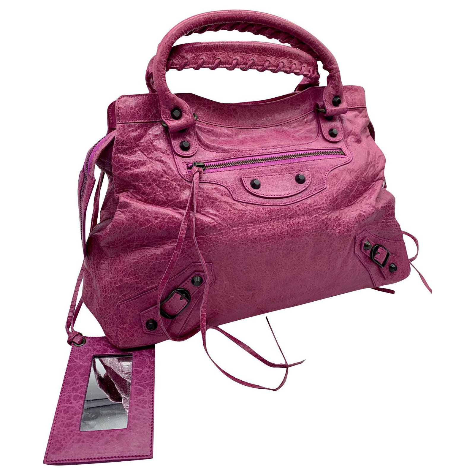 balenciaga purse pink
