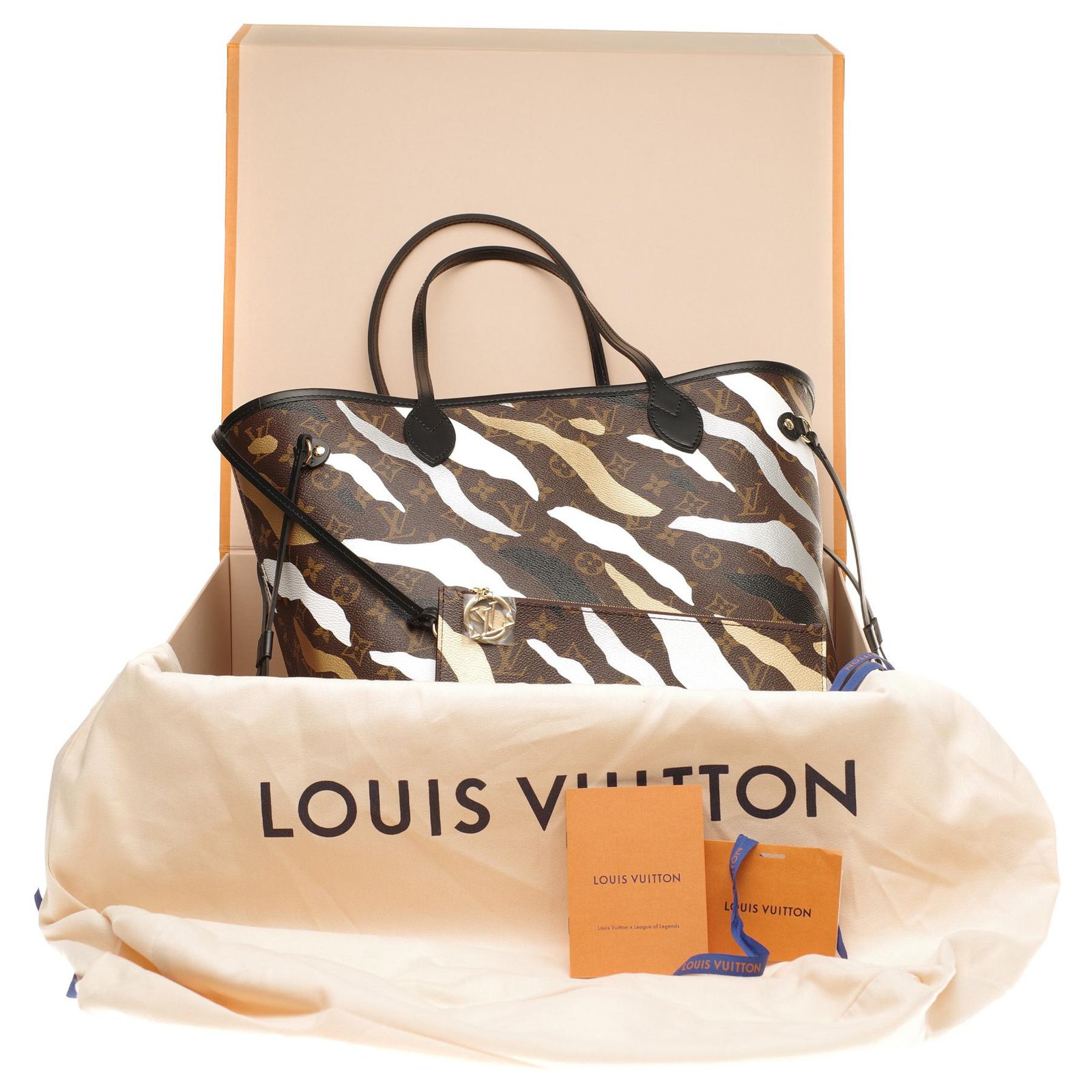Sacs à main Louis Vuitton Louis Vuitton Neverfull MM série limitée League of legends (LOL), full ...
