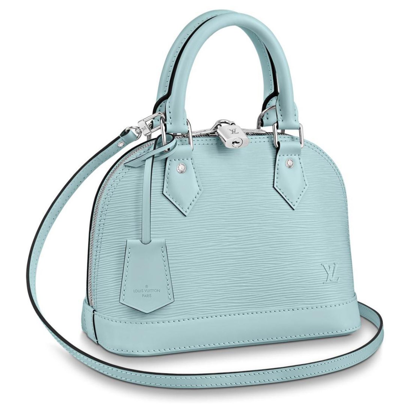 Louis Vuitton LV Alma BB new Handbags Leather Blue ref.177786 - Joli Closet