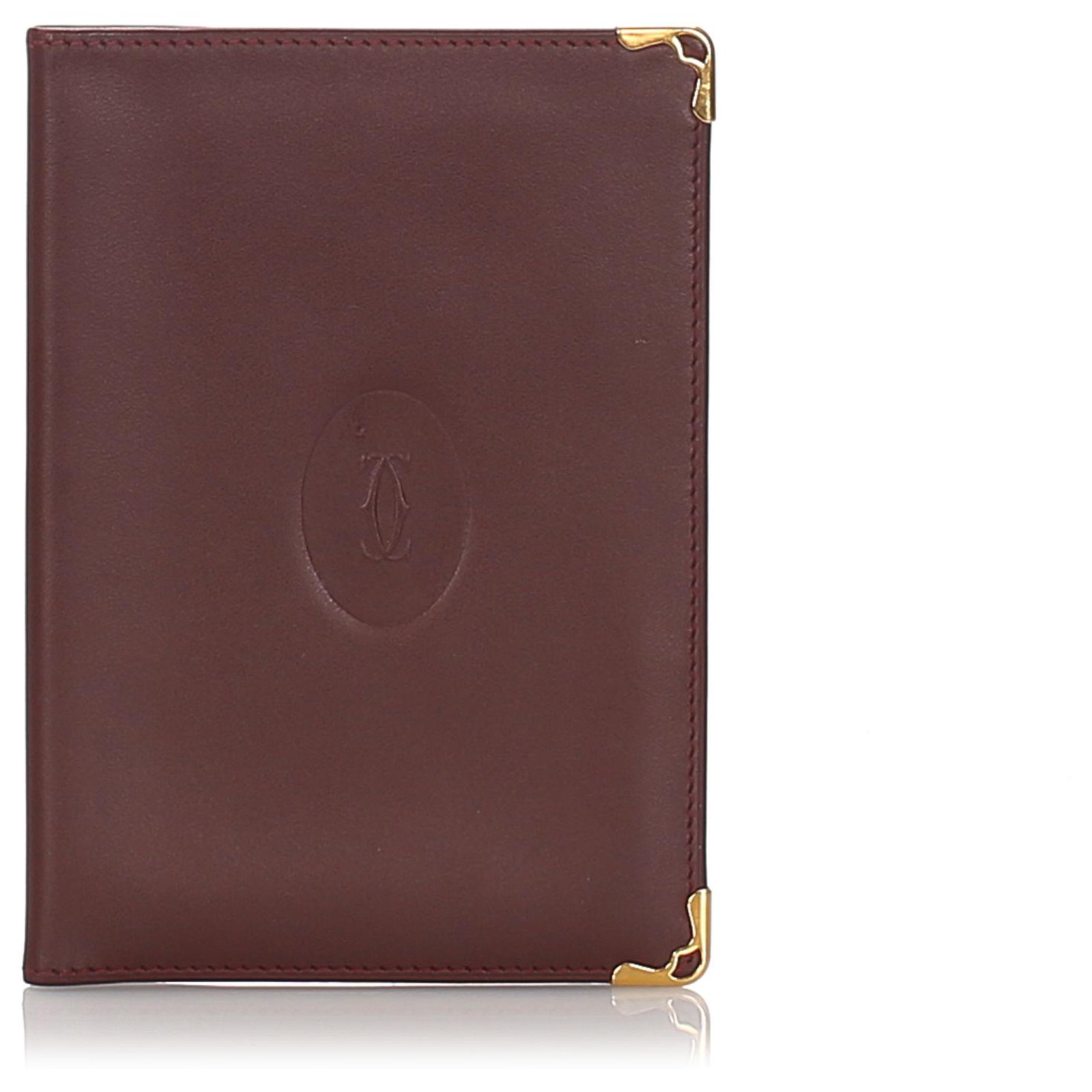 cartier leather notebook