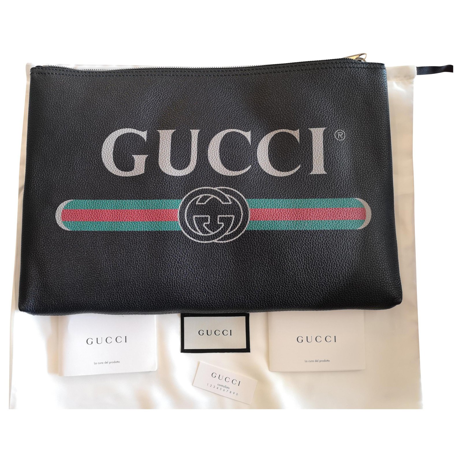 Gucci Gucci Pouch Clutch bags Leather 