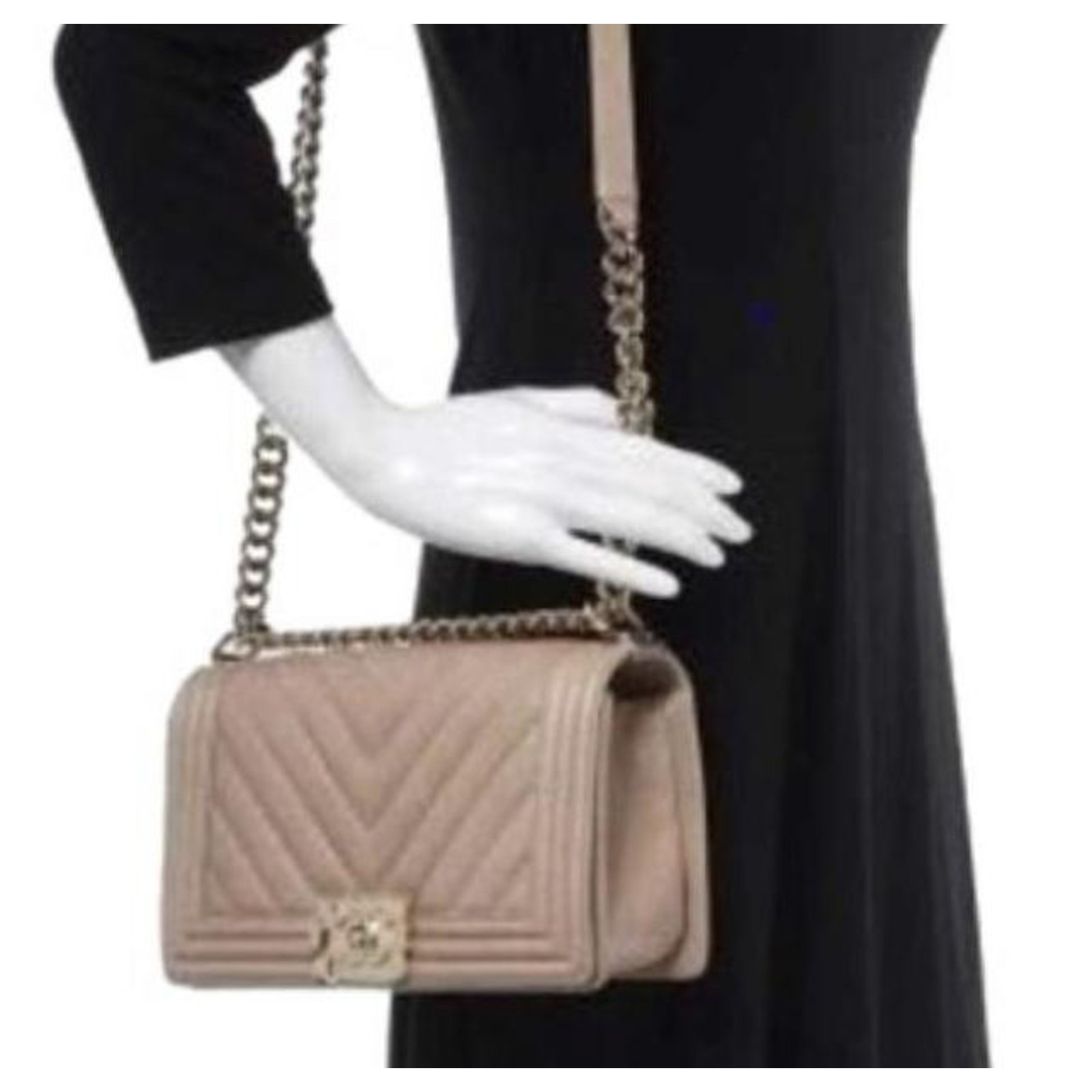 Chanel Boy medium light beige lamb skin with light GHW Womens Fashion  Bags  Wallets Crossbody Bags on Carousell