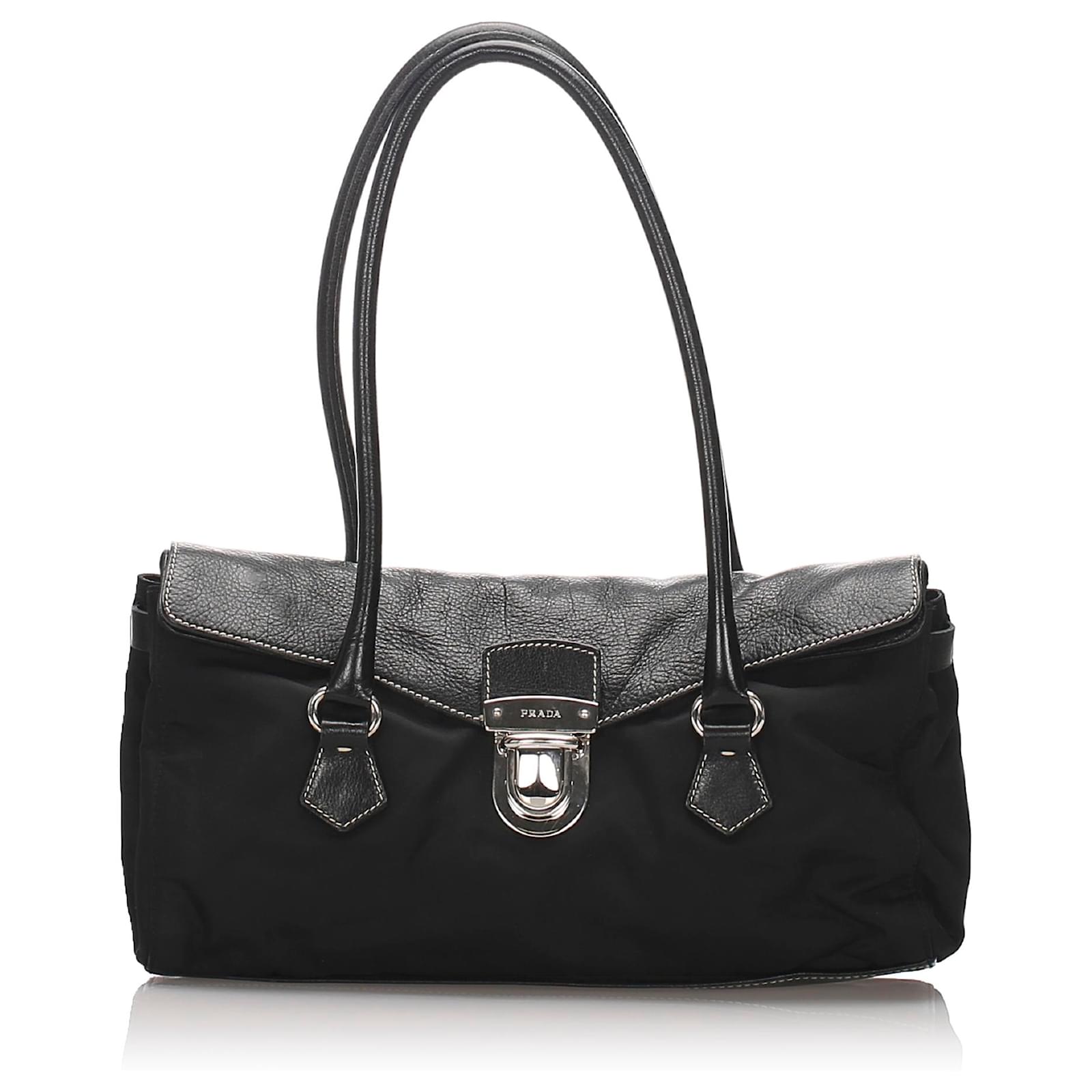 ビンテージ PRADA  TESSUTO EASY  バッグ Prada Tessuto Easy Shoulder Bag Black – DAC