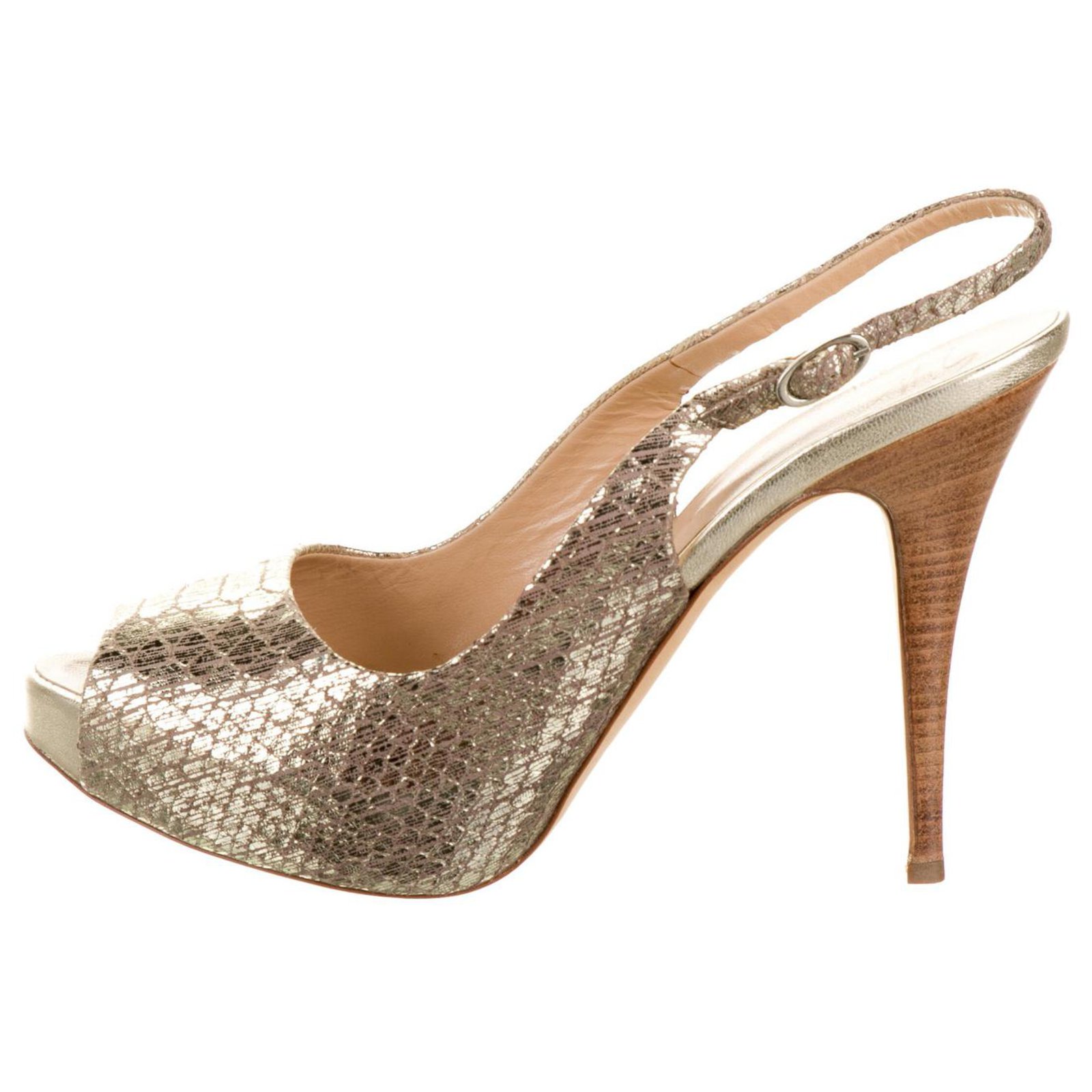giuseppe zanotti metallic heels
