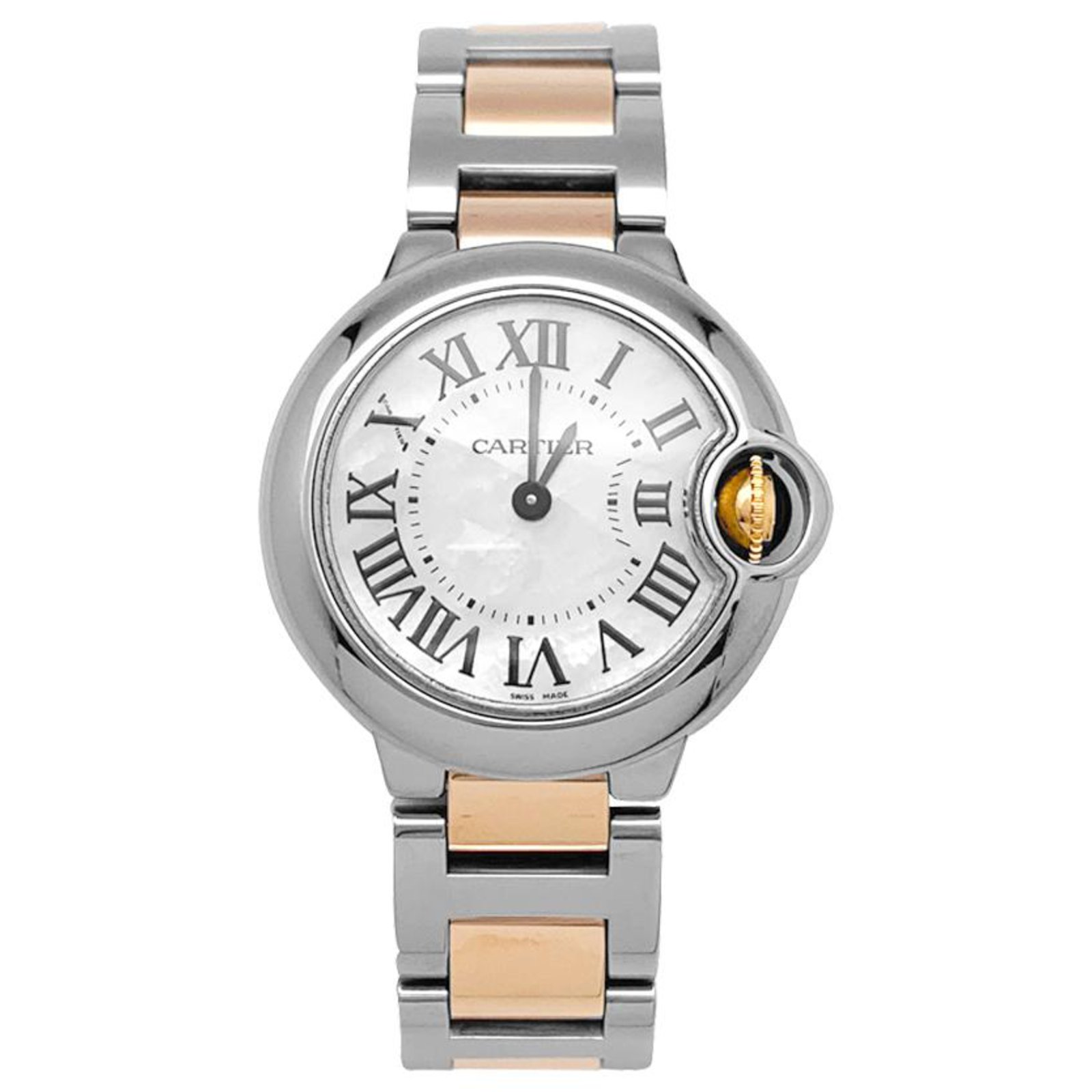 cartier ballon bleu mother of pearl face