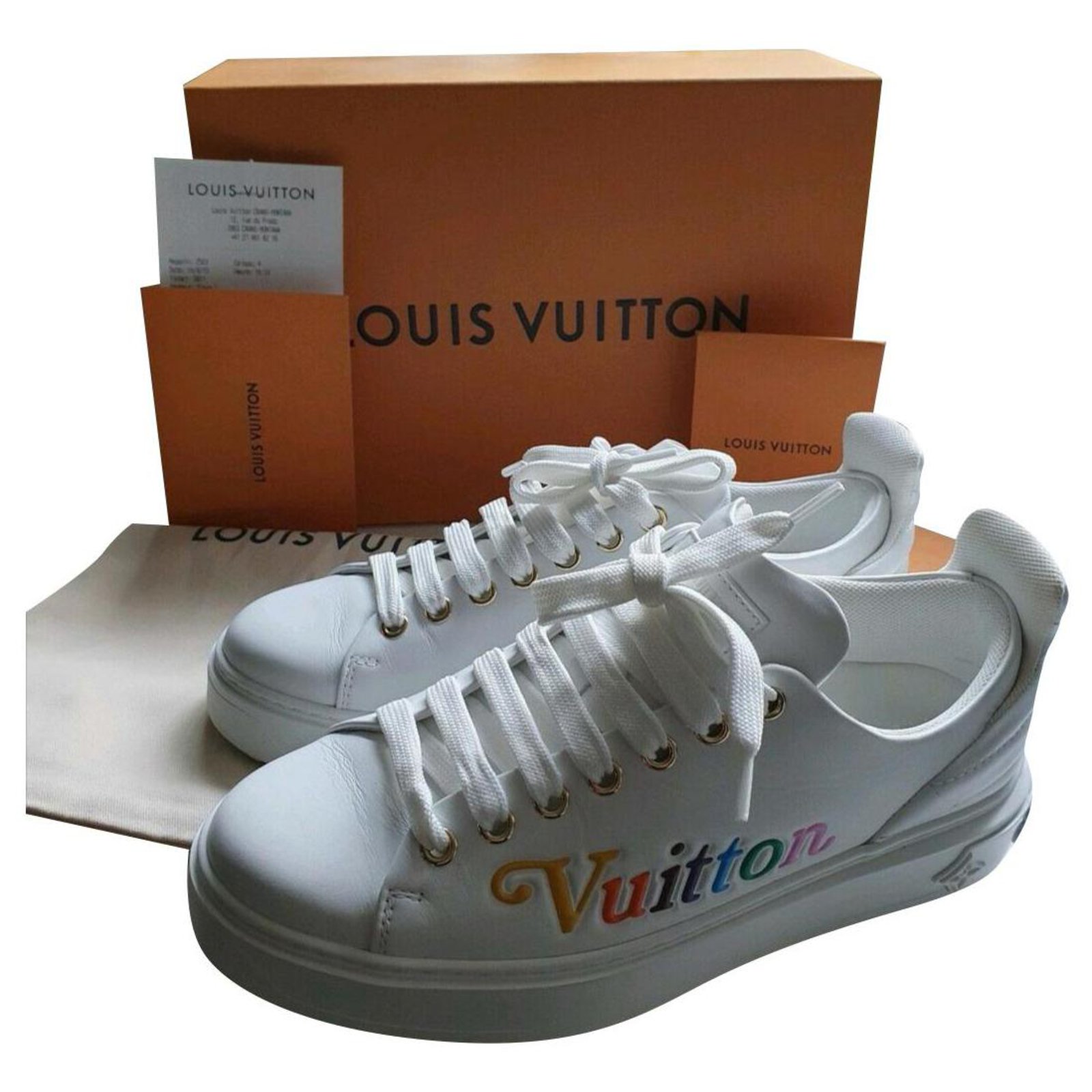 Buy > louis vuitton time out sneakers white > in stock