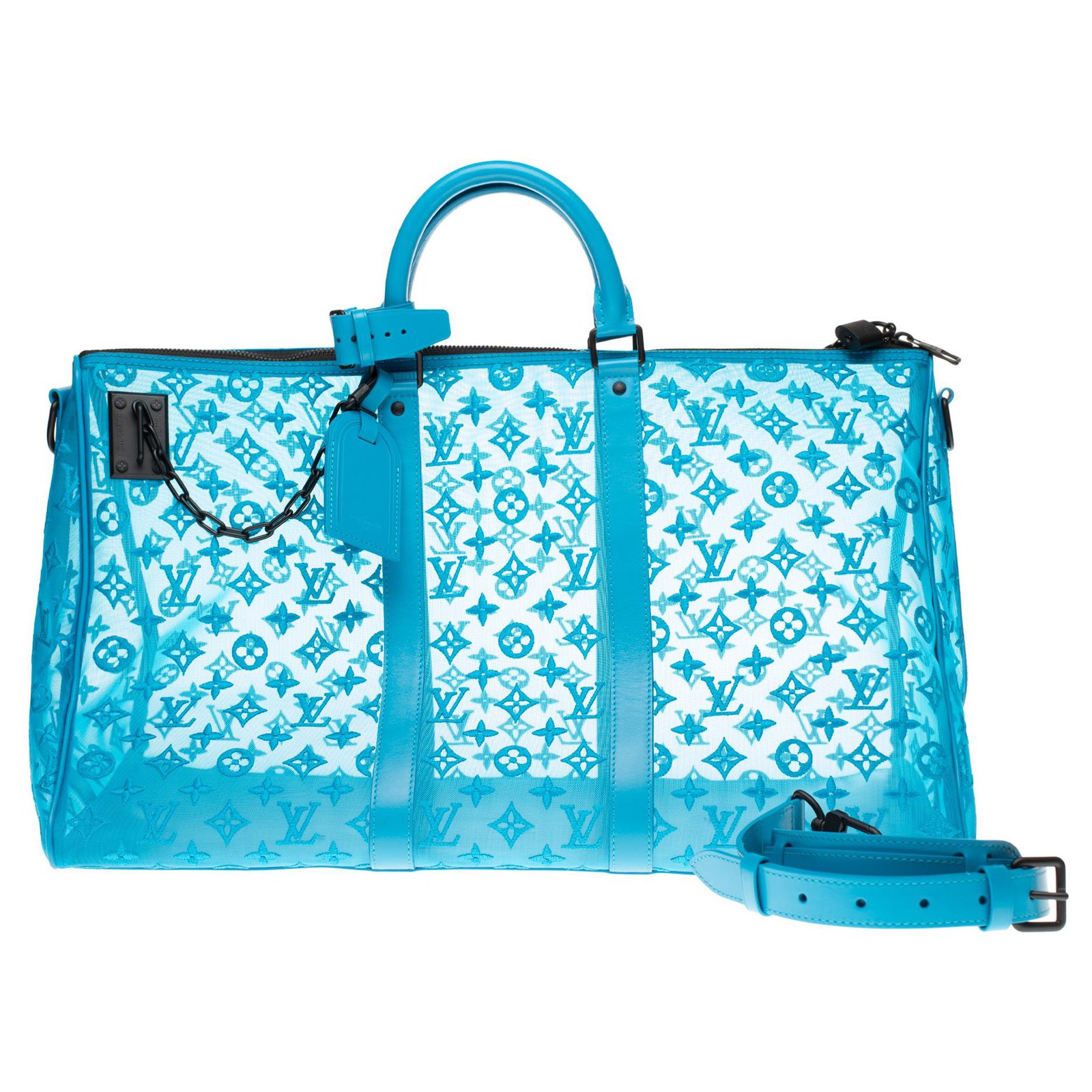 Louis Vuitton Mesh Transparent Limited Edition Lockit Bag ADL1625   LuxuryPromise