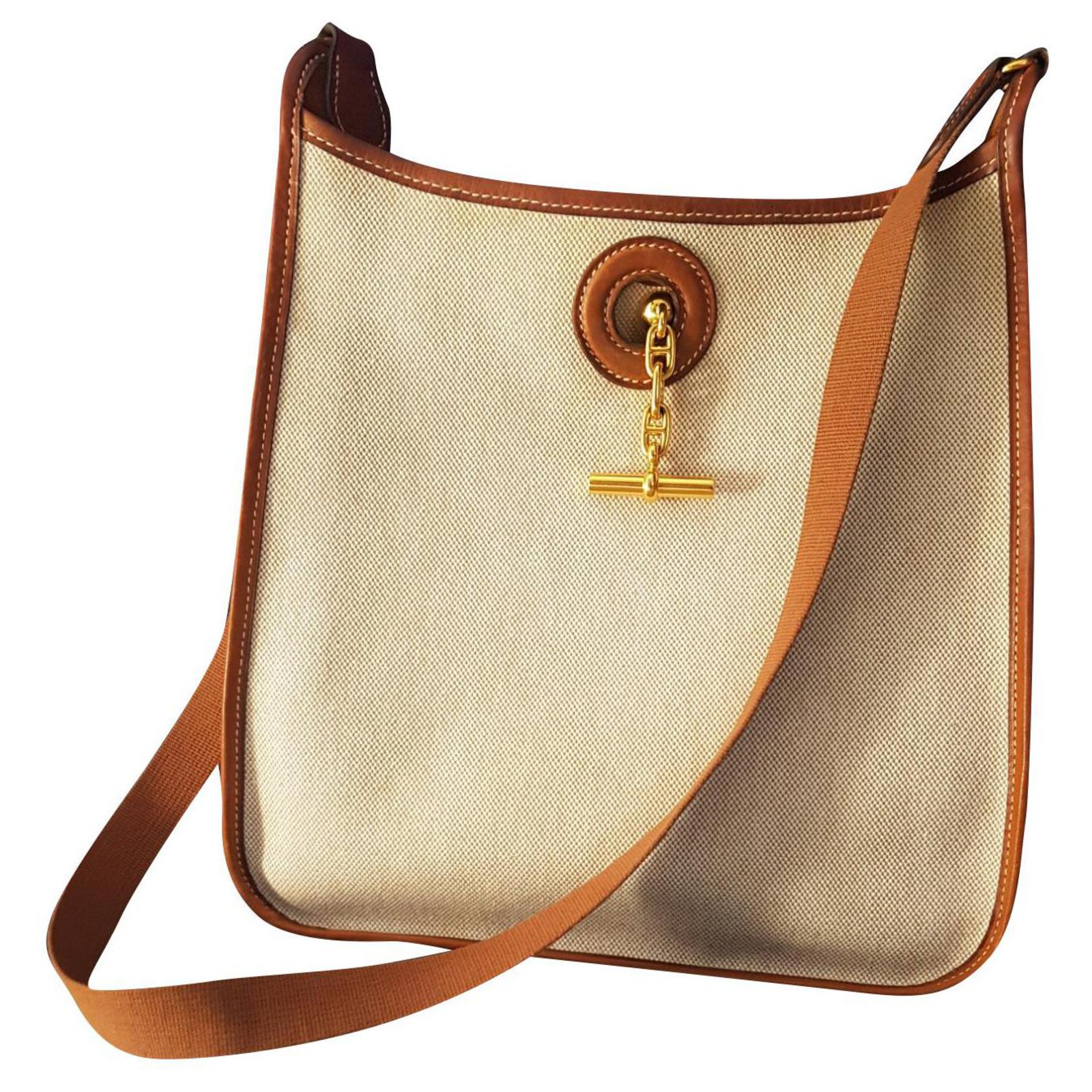 Hermès Vespa Handbags Leather,Cloth 