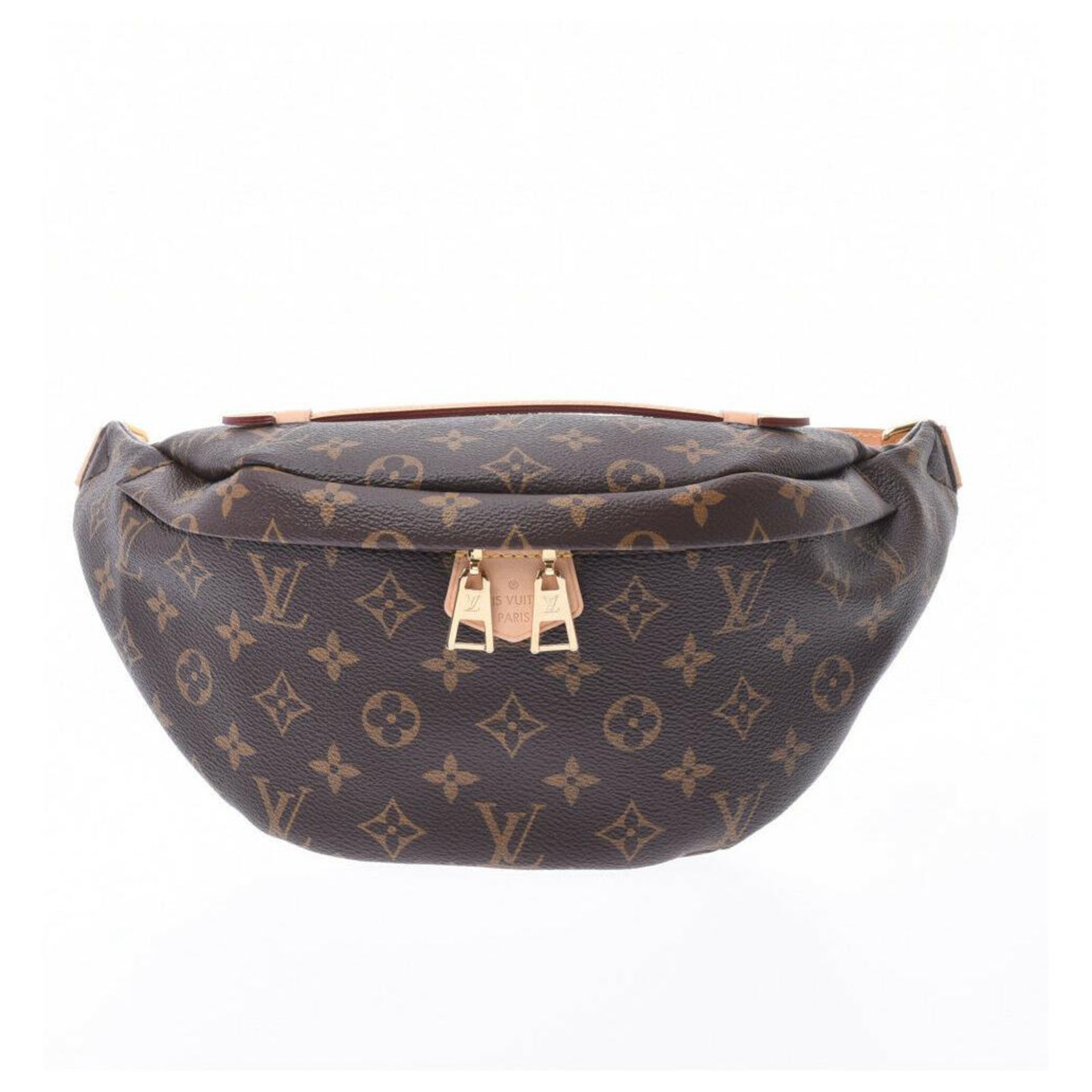 Datum opskrift Prestige Louis Vuitton Bum Bag / Sac Ceinture Brown Cloth ref.180952 - Joli Closet