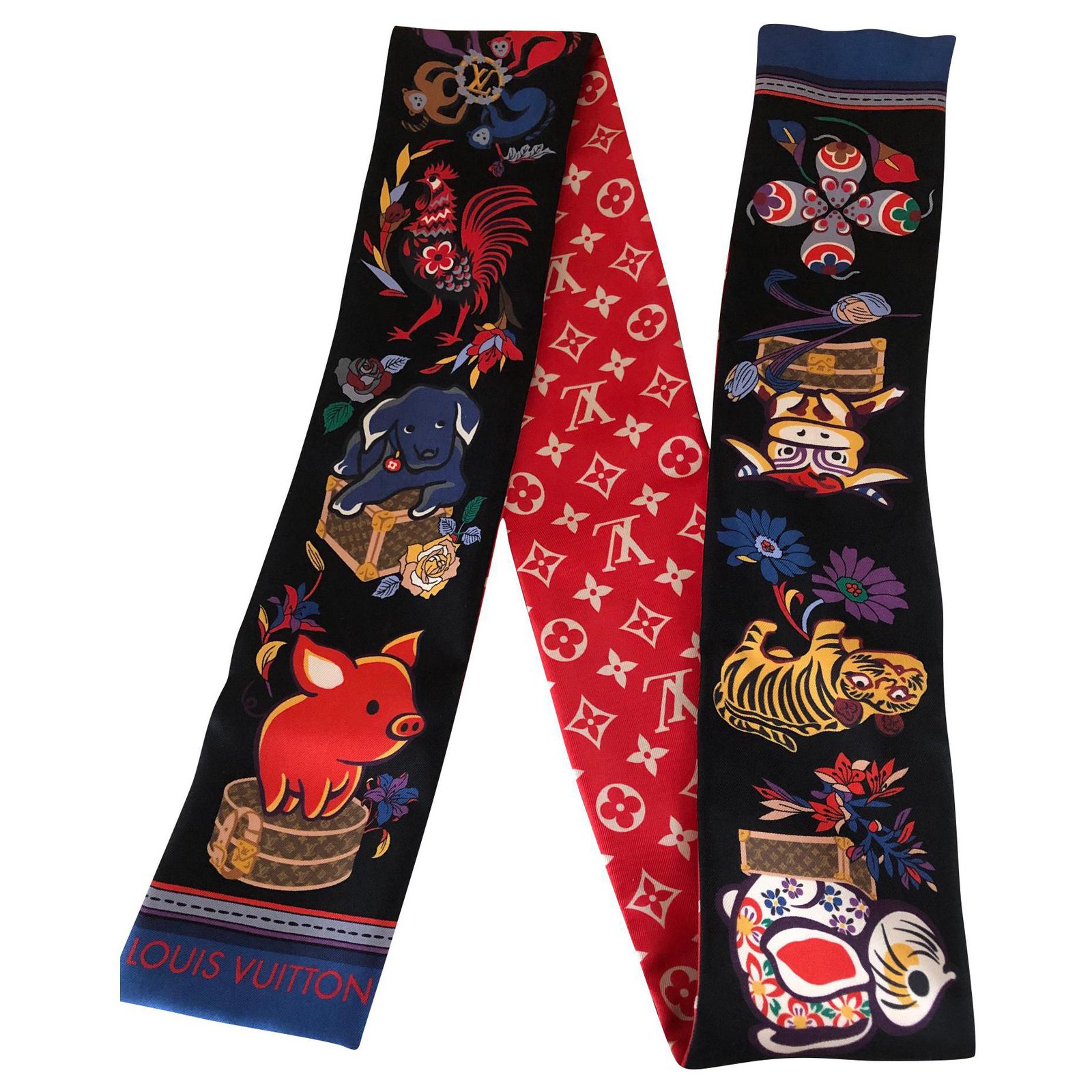 Louis Vuitton Silk scarves Multiple colors ref.181808 - Joli Closet