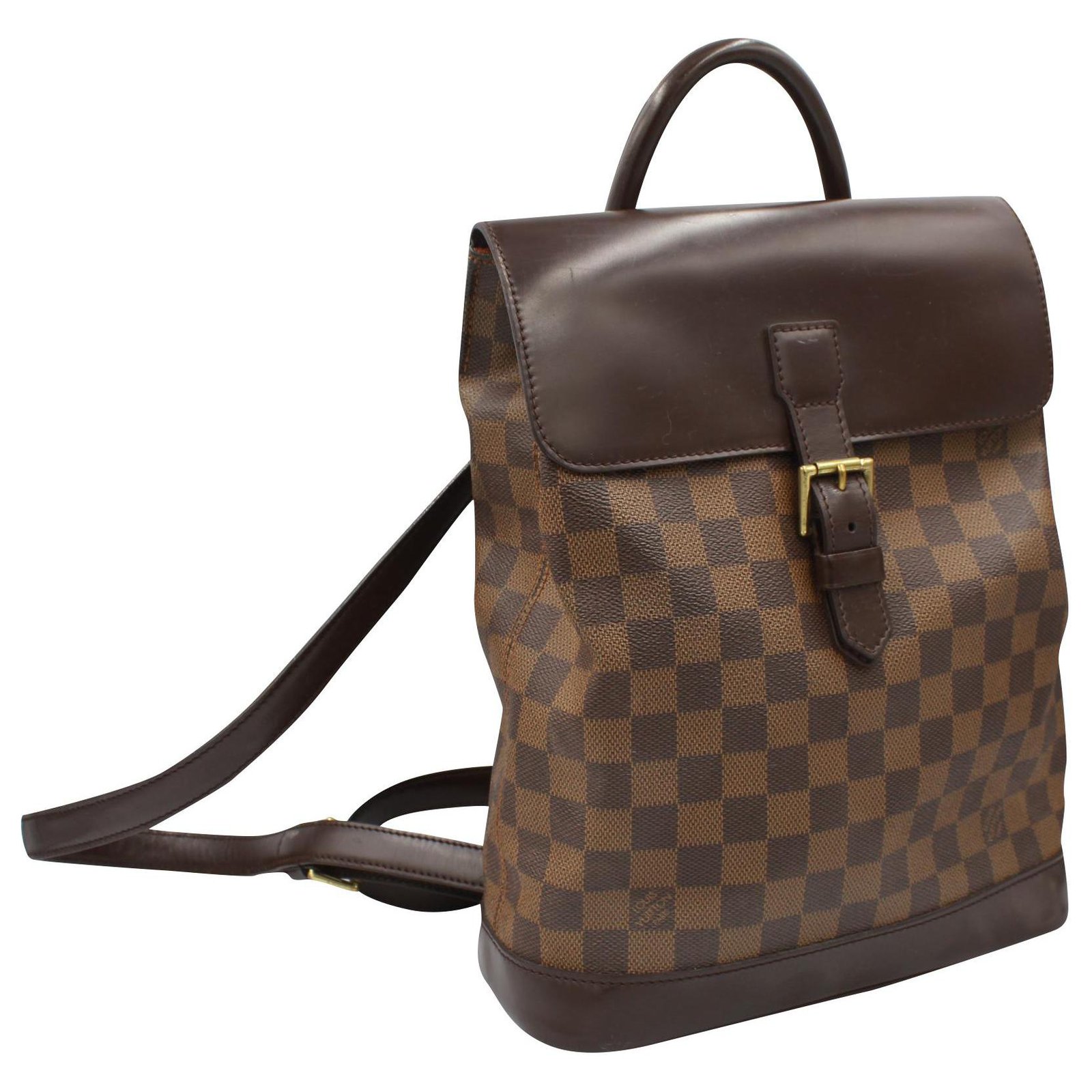 Louis Vuitton backpack in checkered canvas Brown Cloth ref.181845 - Joli  Closet