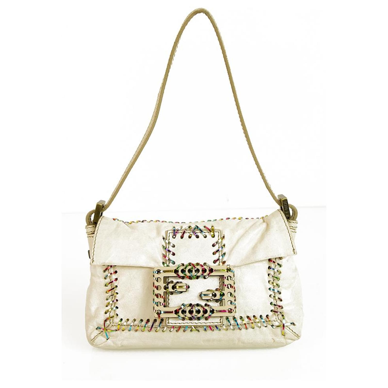 fendi white bolsa
