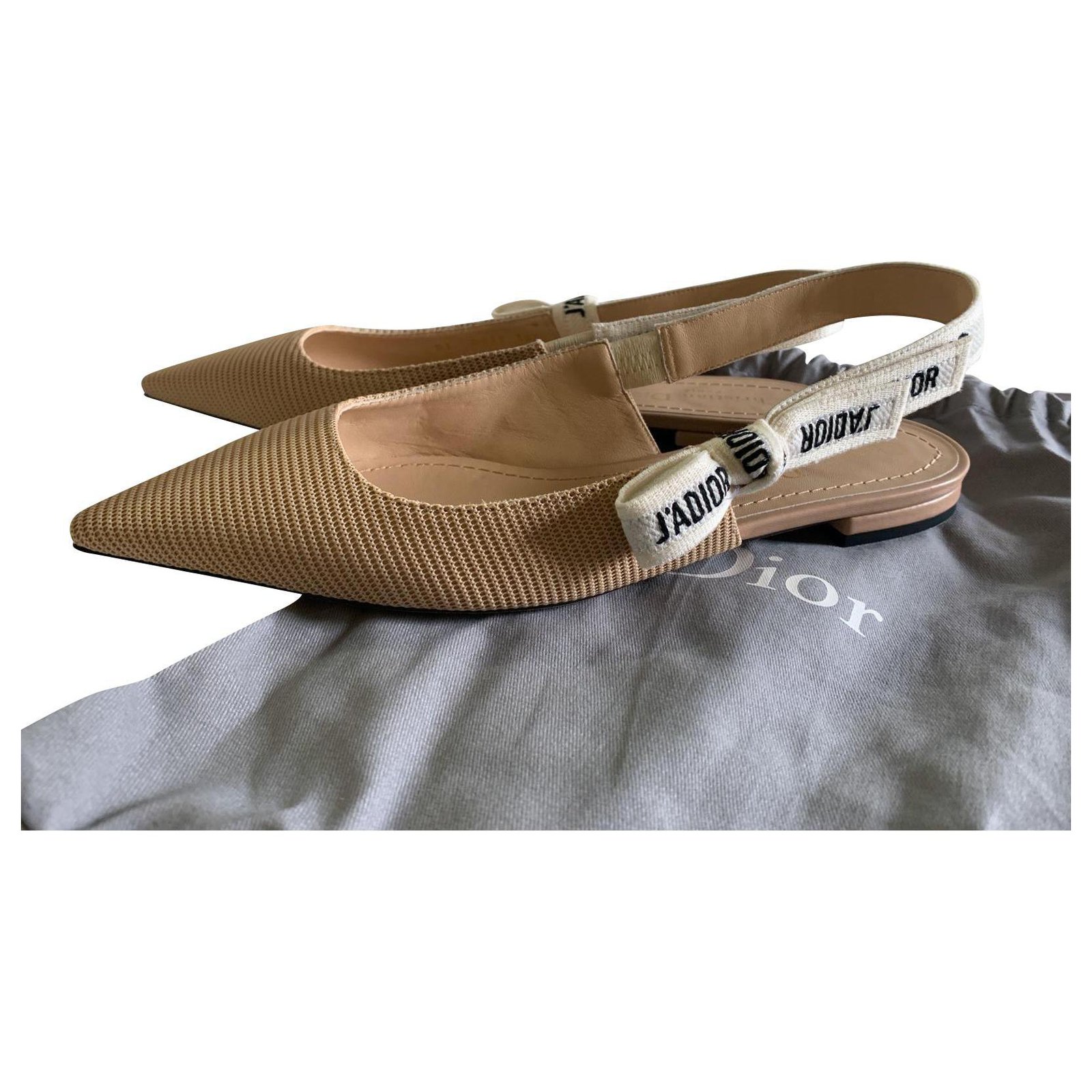 canvas ballerina flats