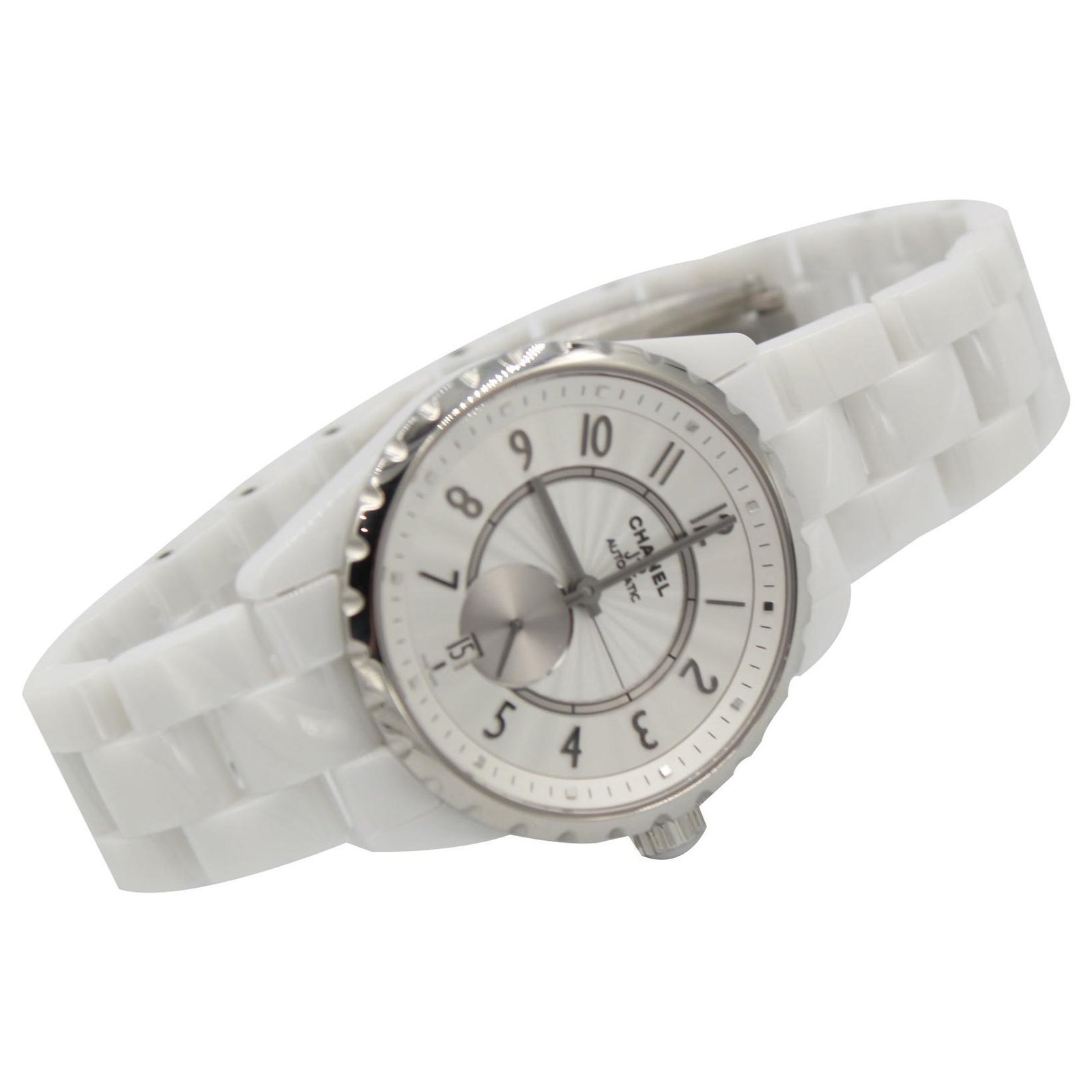 Chanel watch J12 in white ceramic ref.182120 - Joli Closet