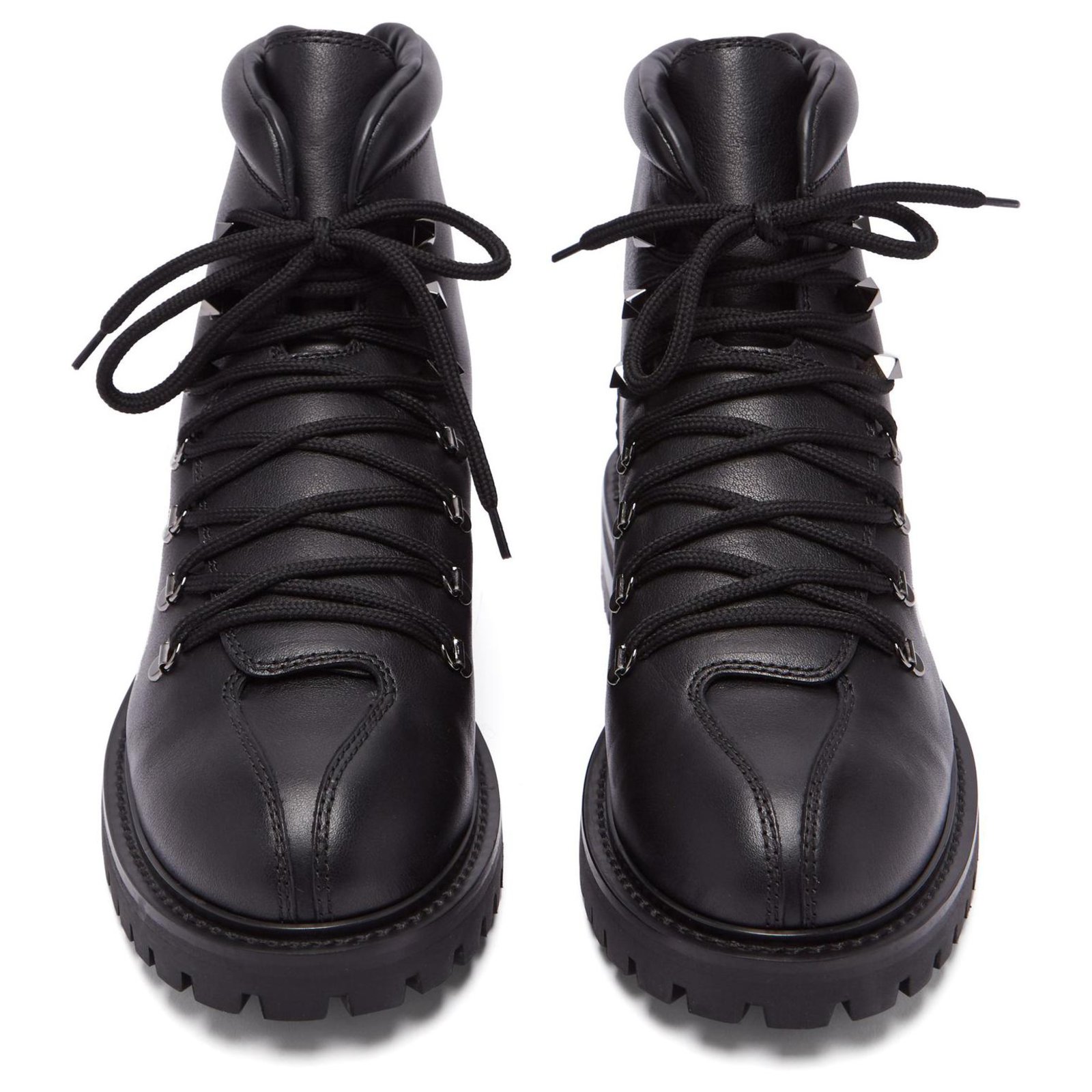 Valentino Garavani Valentino Boots, size Black Leather ref.182256 - Joli Closet