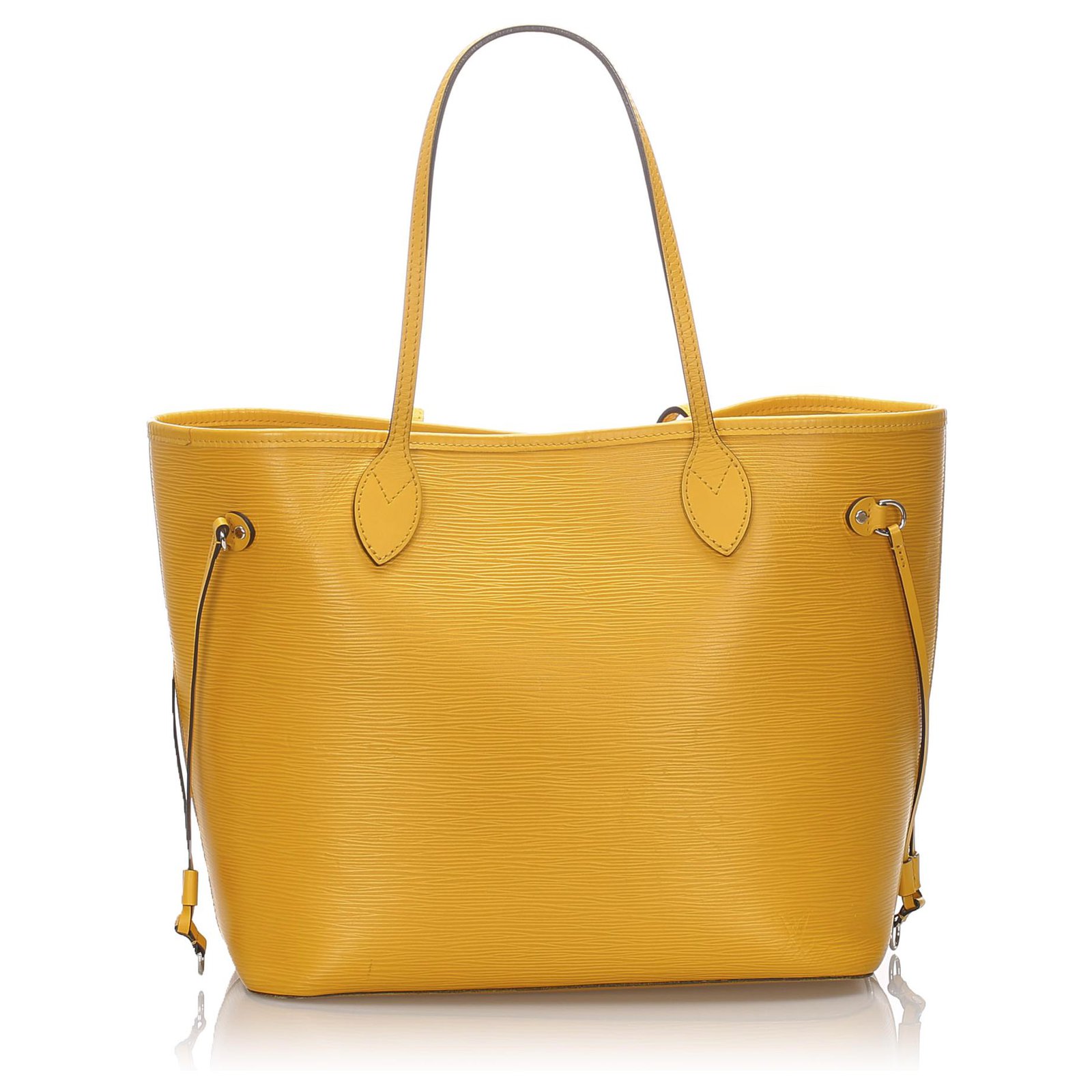 Louis Vuitton Yellow Epi Neverfull MM Leather ref.182585 - Joli Closet