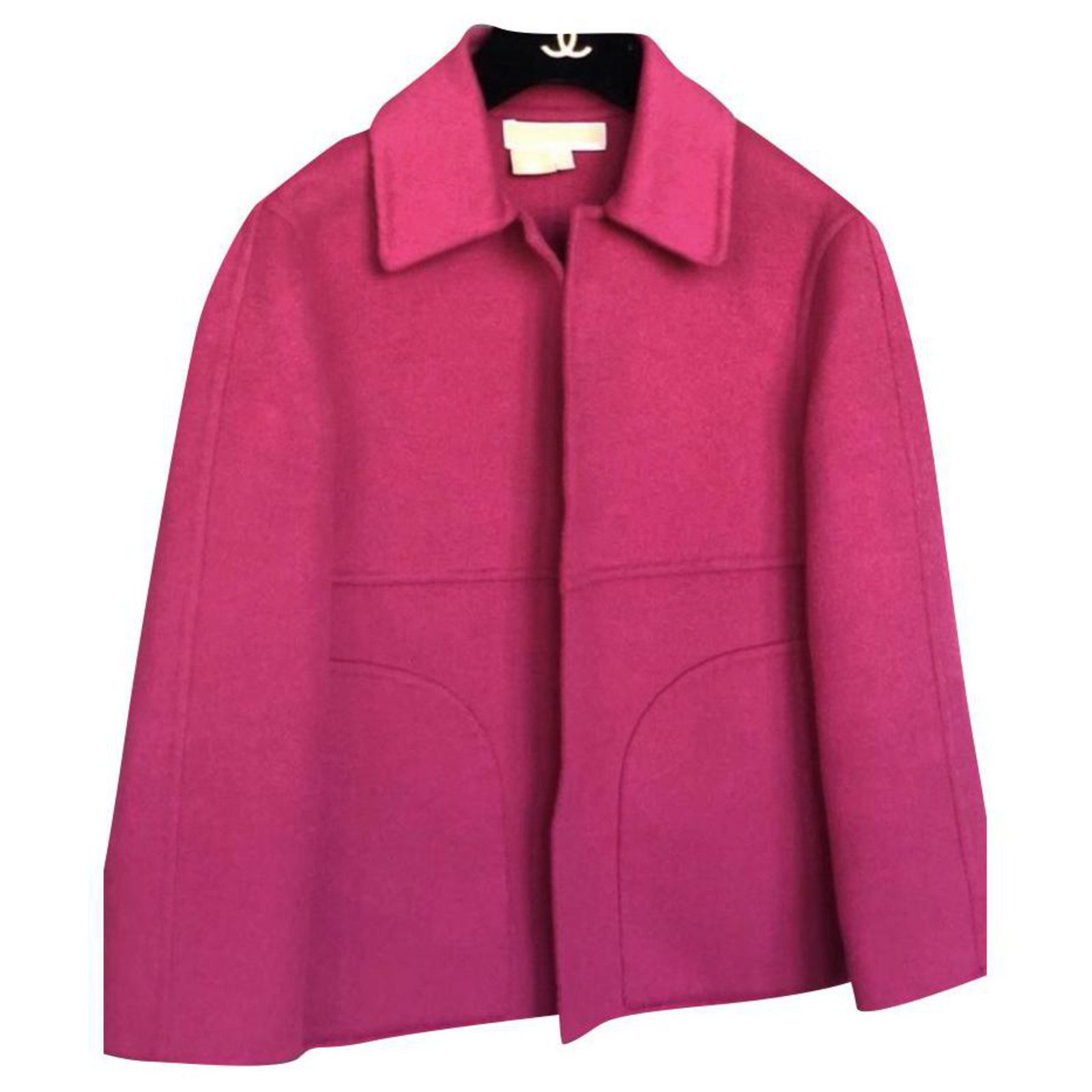 michael kors pink wool coat