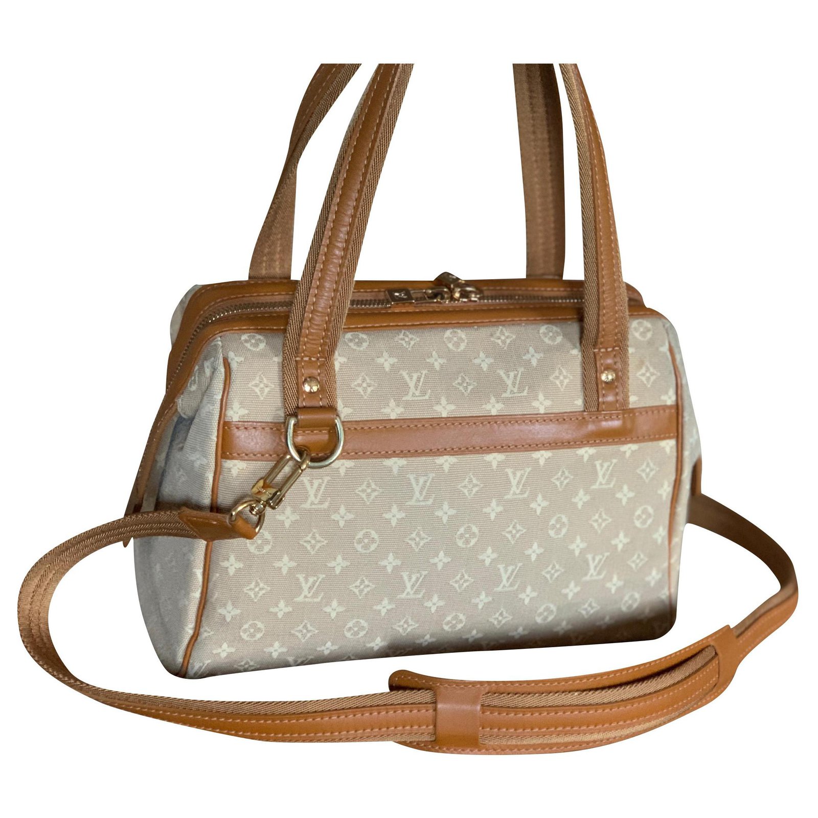 Louis Vuitton LV Hand Bag M92314 Josephine PM Beige Monogram Mini lin 415780