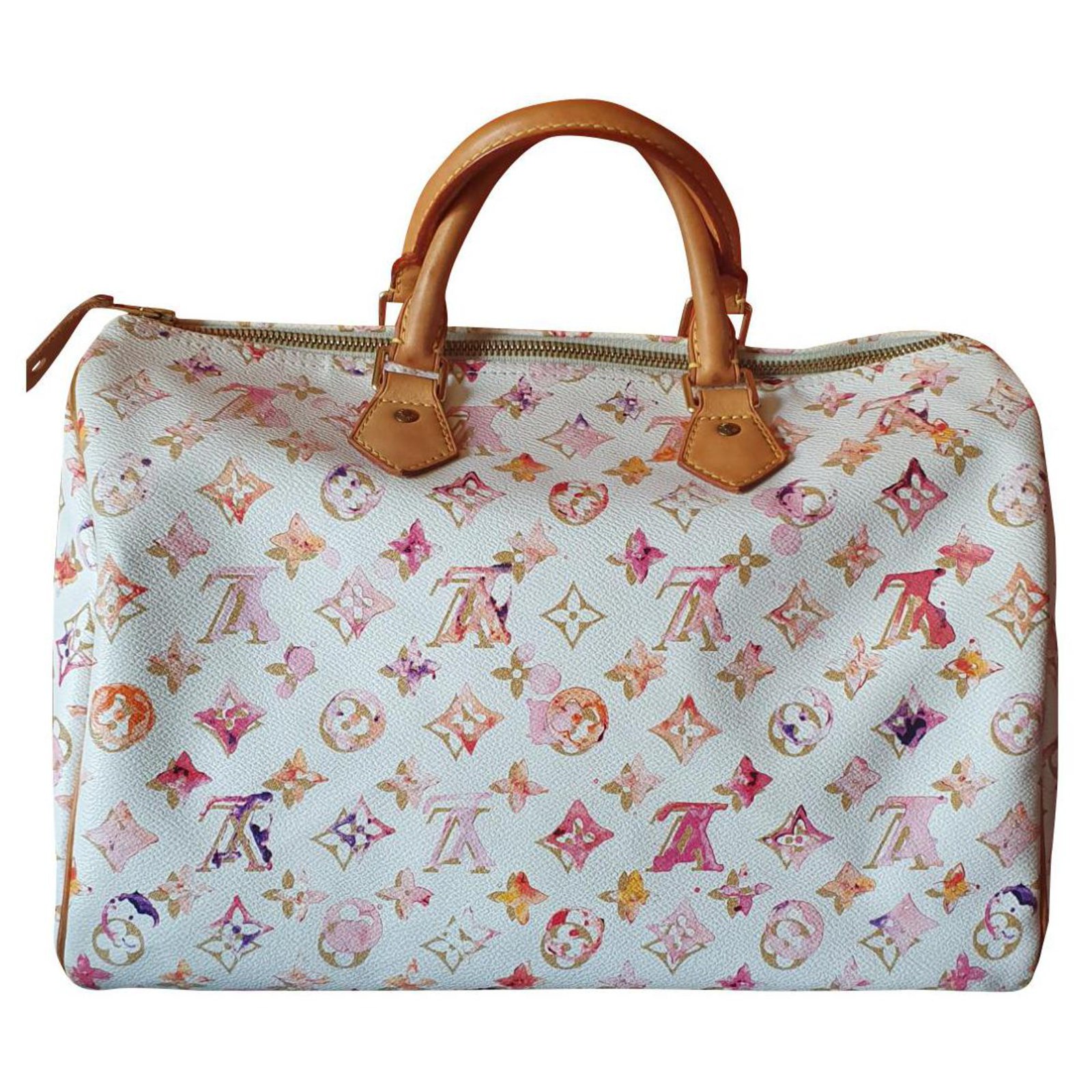 Louis Vuitton Speedy watercolor 35, Luxury, Bags & Wallets on