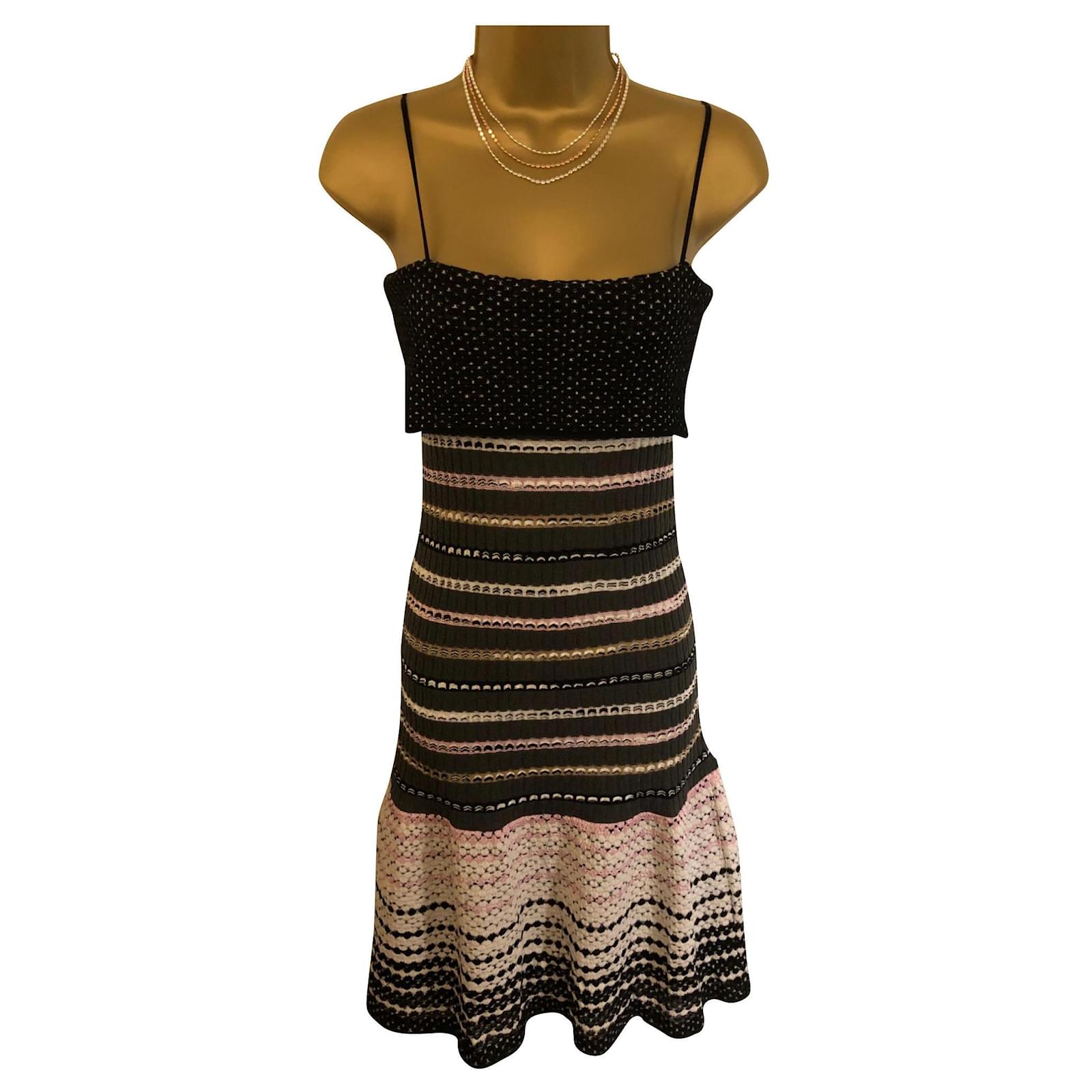 M Missoni Robes Laine Viscose Multicolore ref.183756 Joli Closet