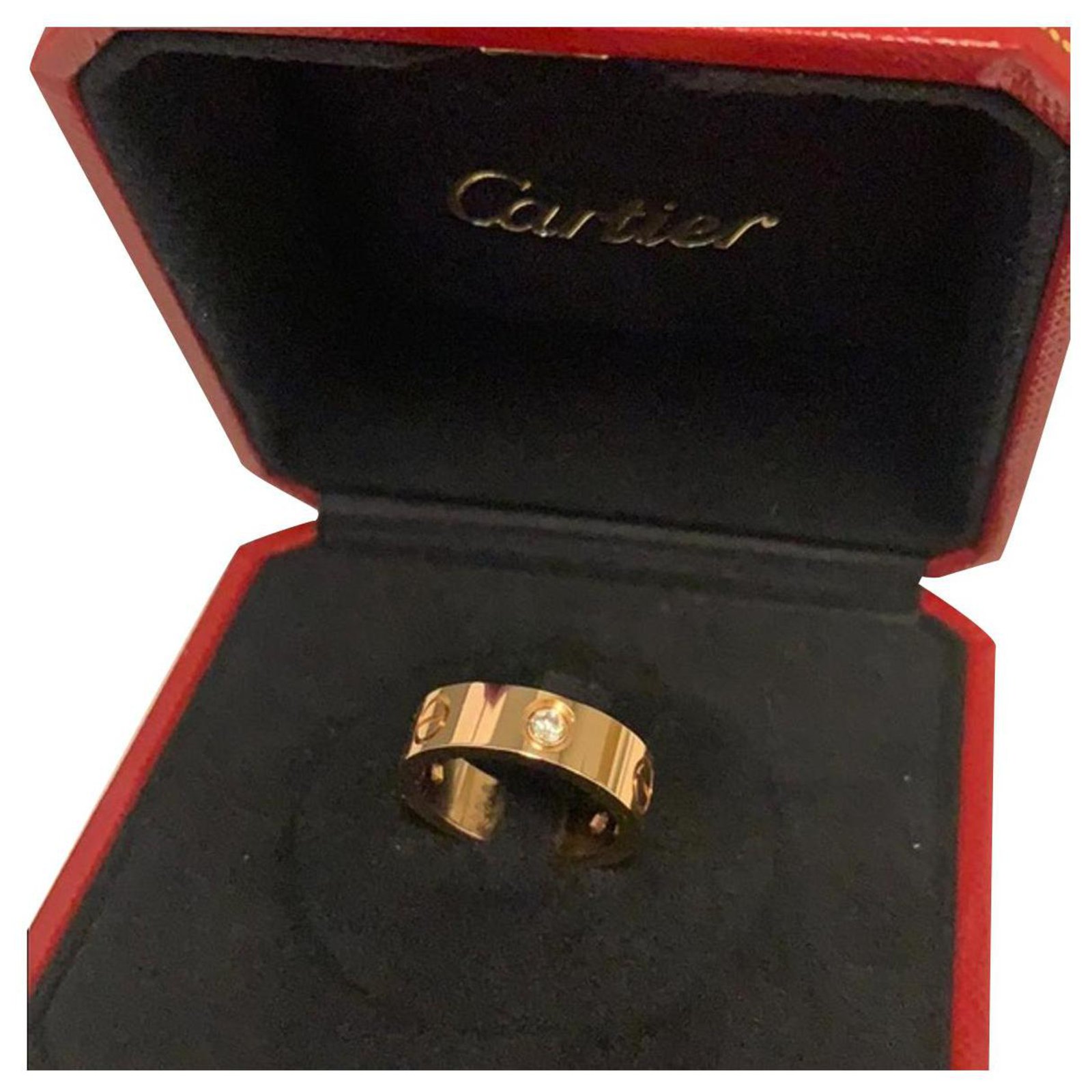 cartier ring yellow