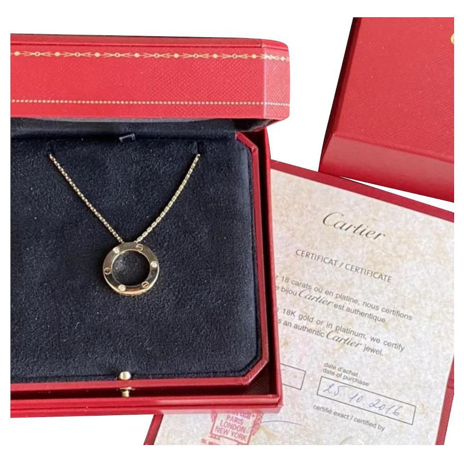 Cartier Cartier Love necklace in yellow 