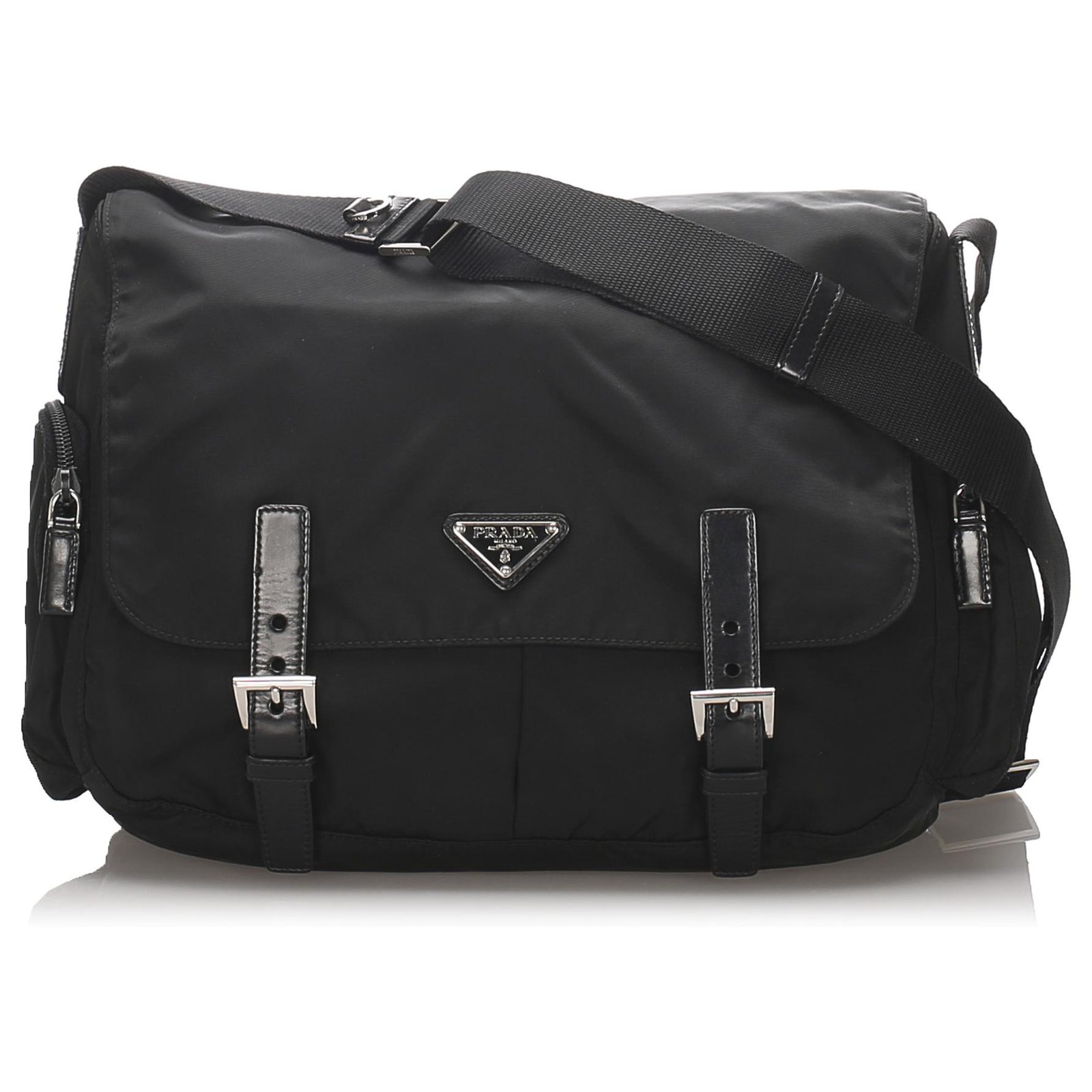 Prada Tessuto Messenger Bag (SHG-33321) – LuxeDH