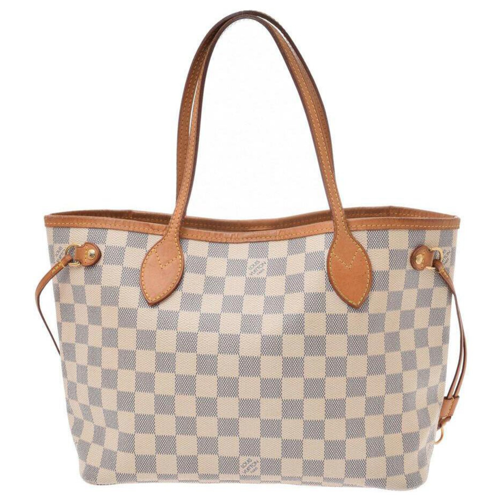 Louis Vuitton Neverfull Tote Damier PM White