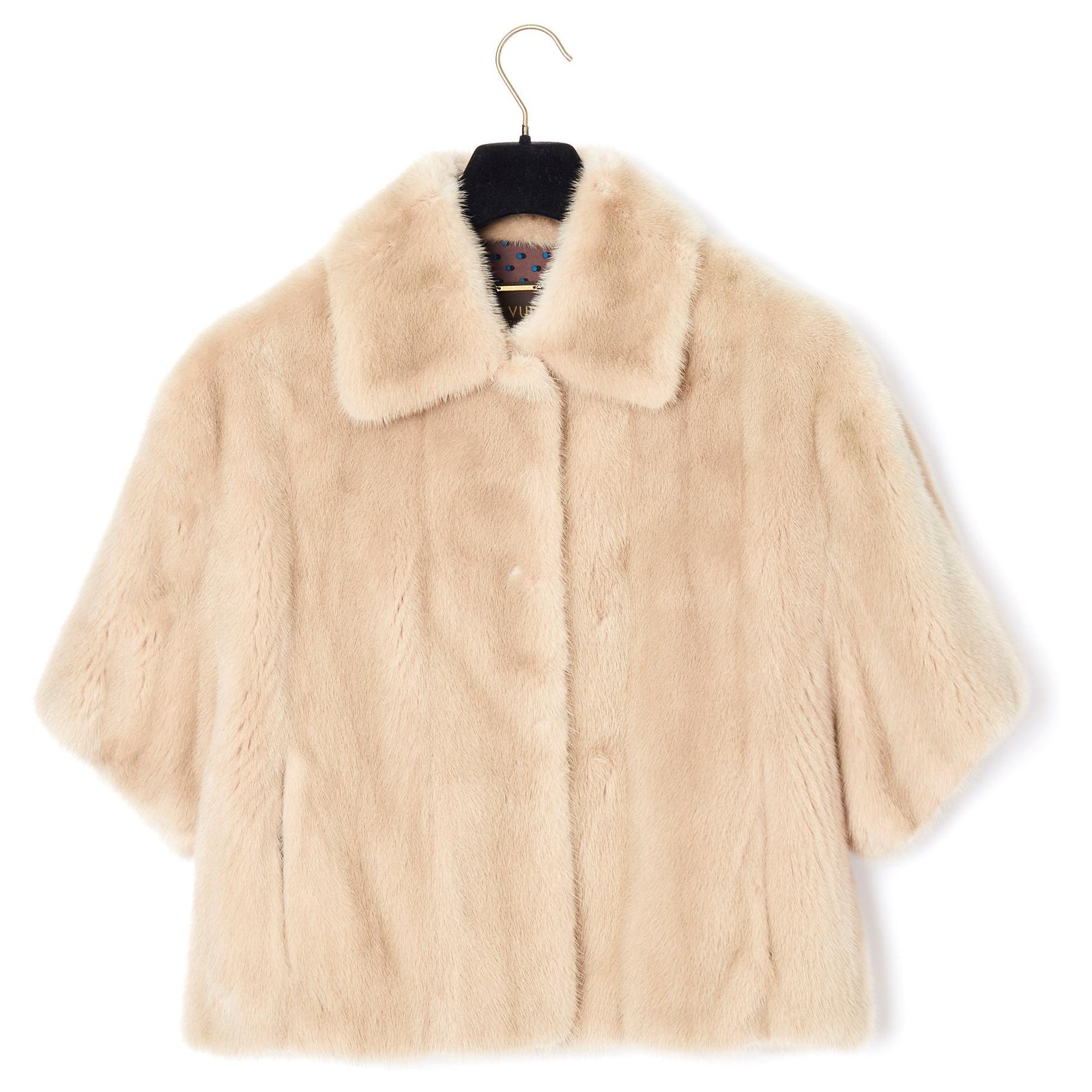 Mink coat Louis Vuitton Beige size 38 FR in Mink - 37613153