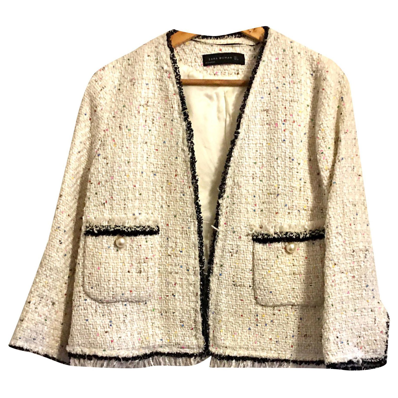 zara jacket tweed
