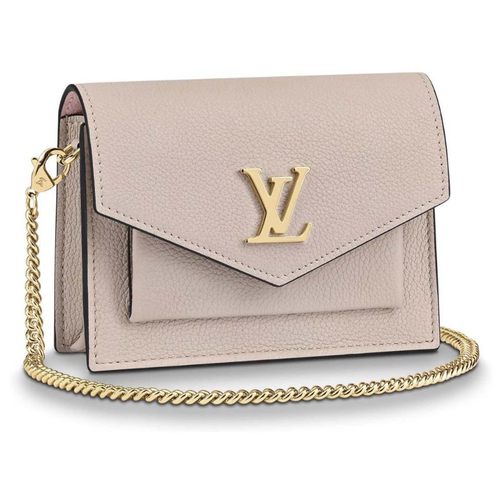 Mylockme BB bag in beige leather Louis Vuitton - Second Hand / Used –  Vintega