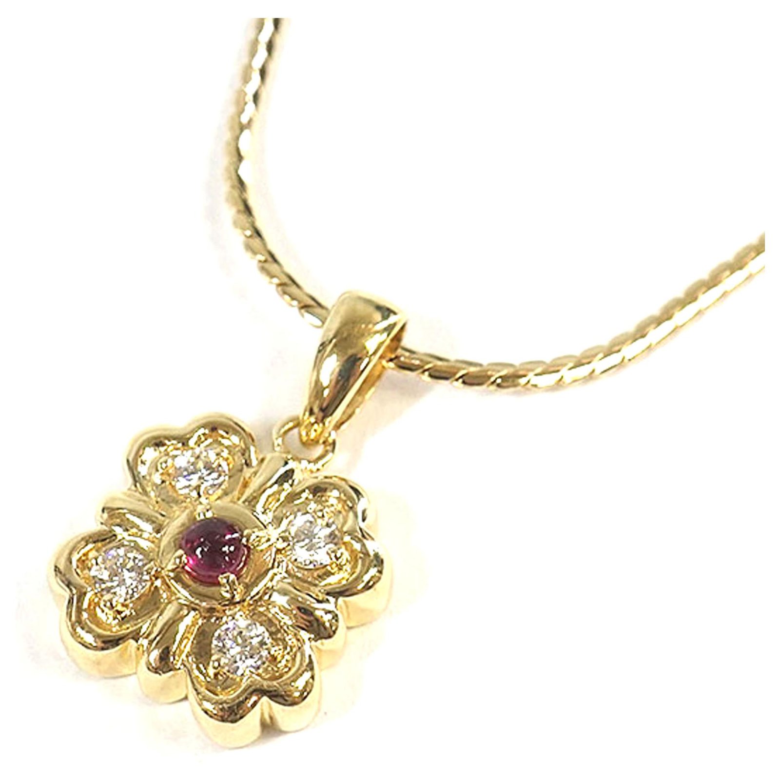 dior flower necklace