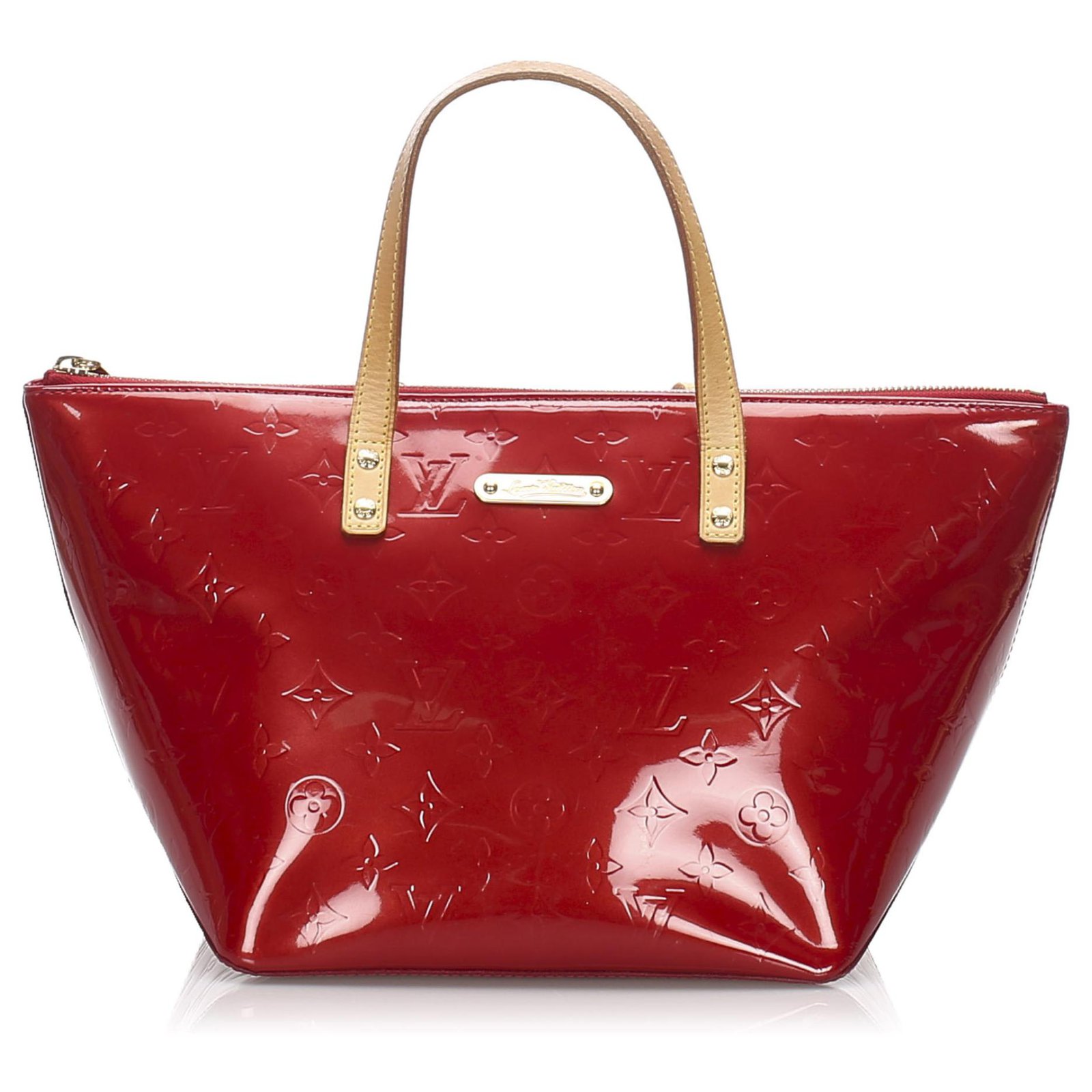 Louis Vuitton Red Vernis Bellevue PM Leather Patent leather ref.186294 -  Joli Closet