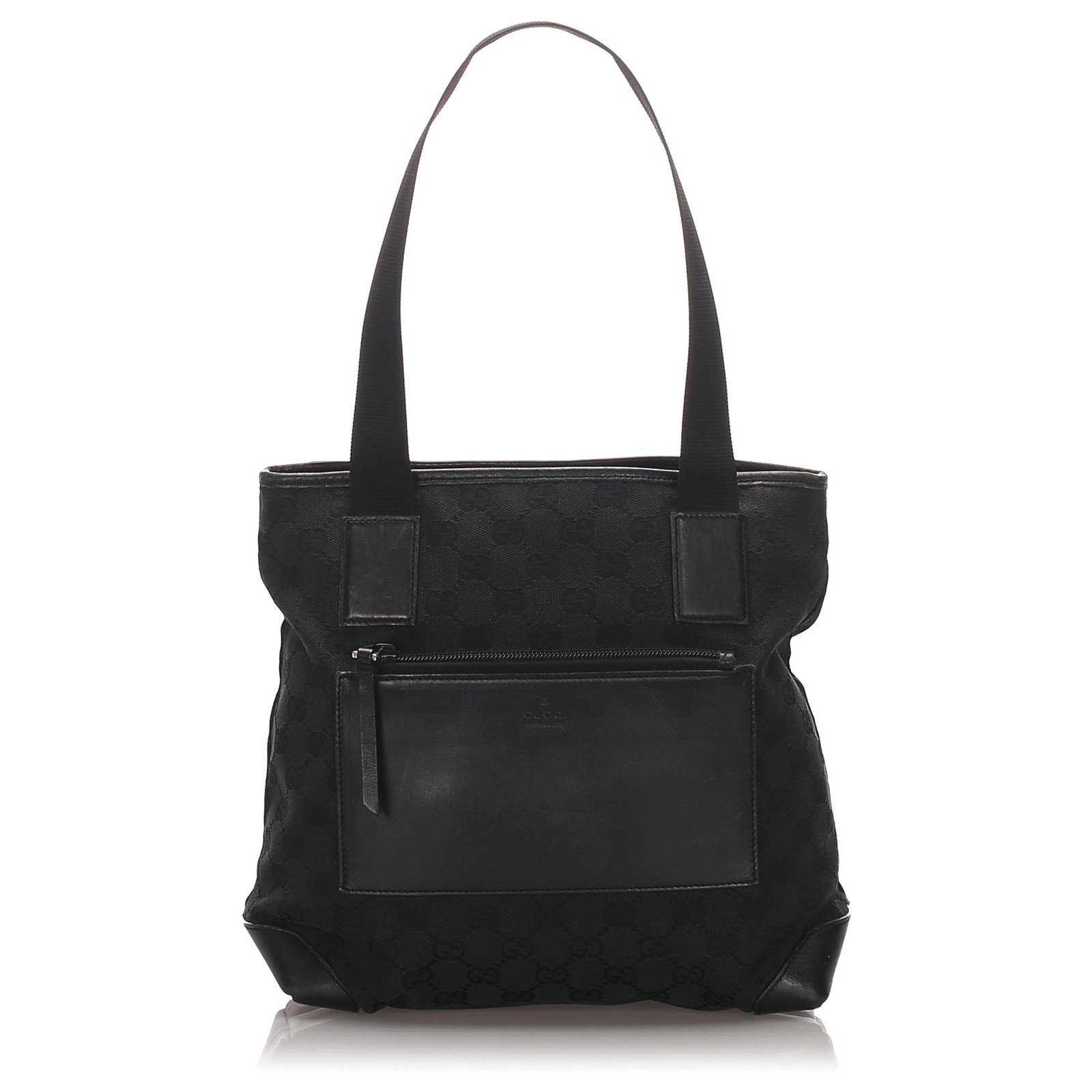 gucci black canvas bag