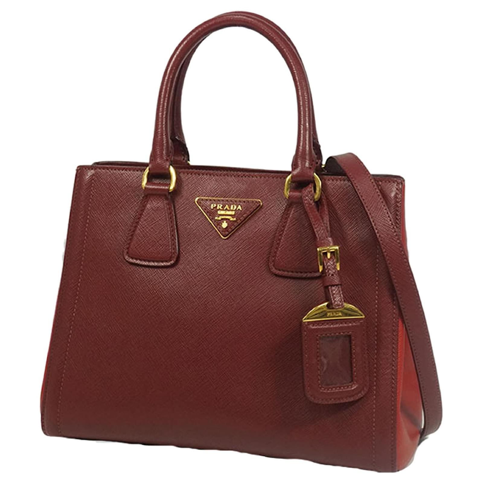 prada red shoulder bag