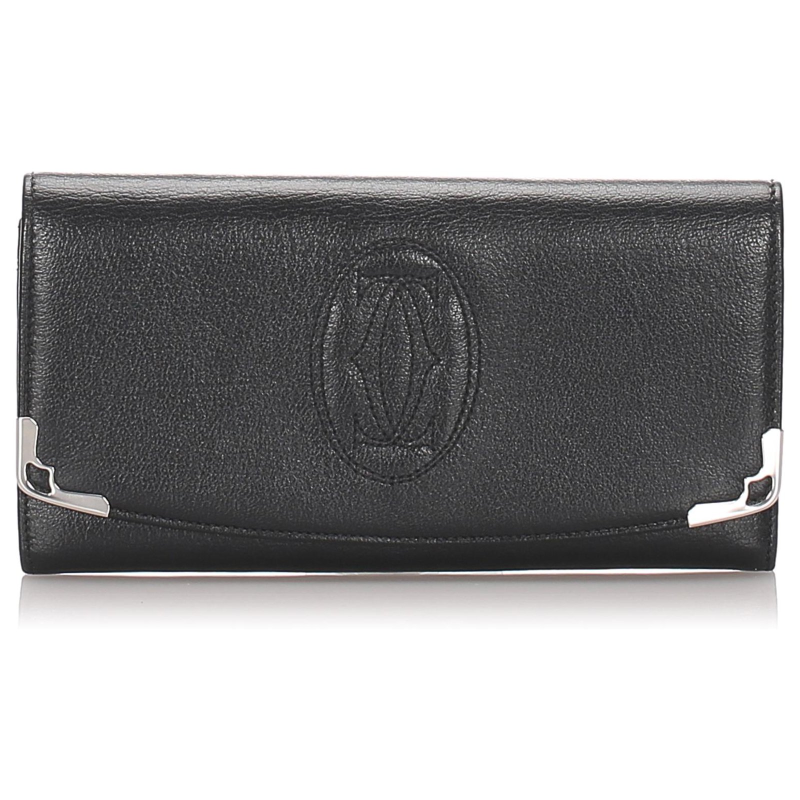 cartier black wallet