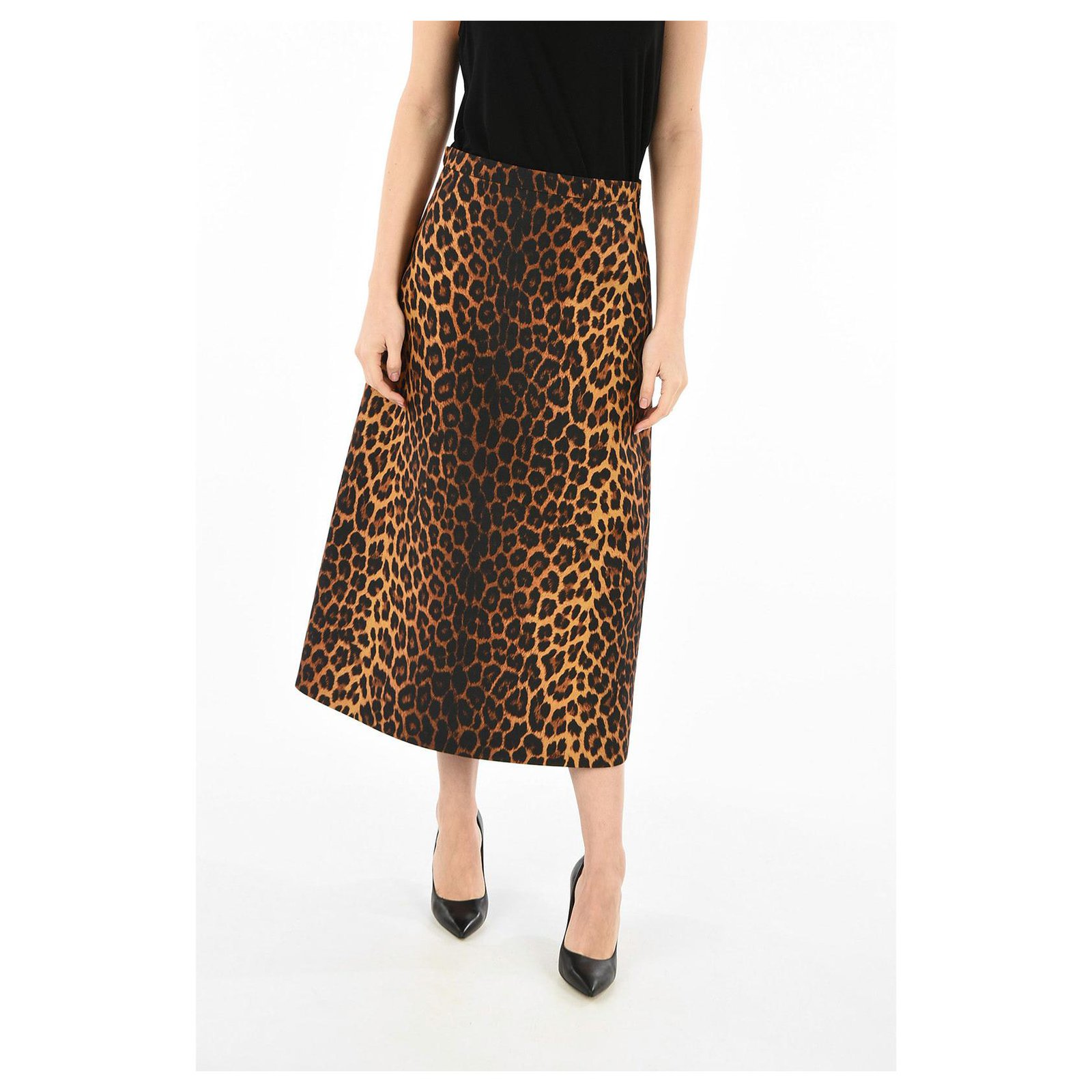 gucci leopard skirt