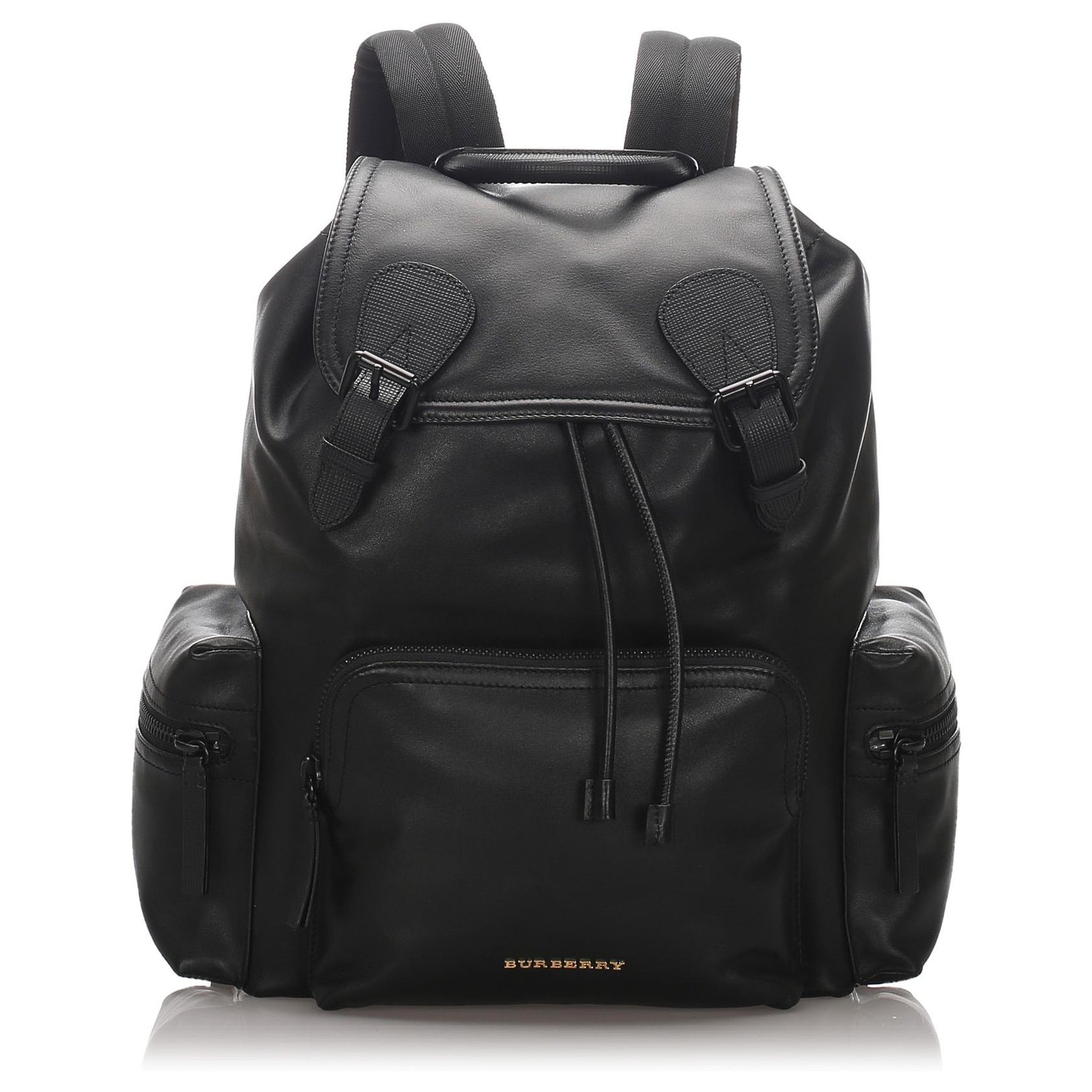 Burberry Black Runway Leather Backpack Pony-style calfskin ref.187165 ...