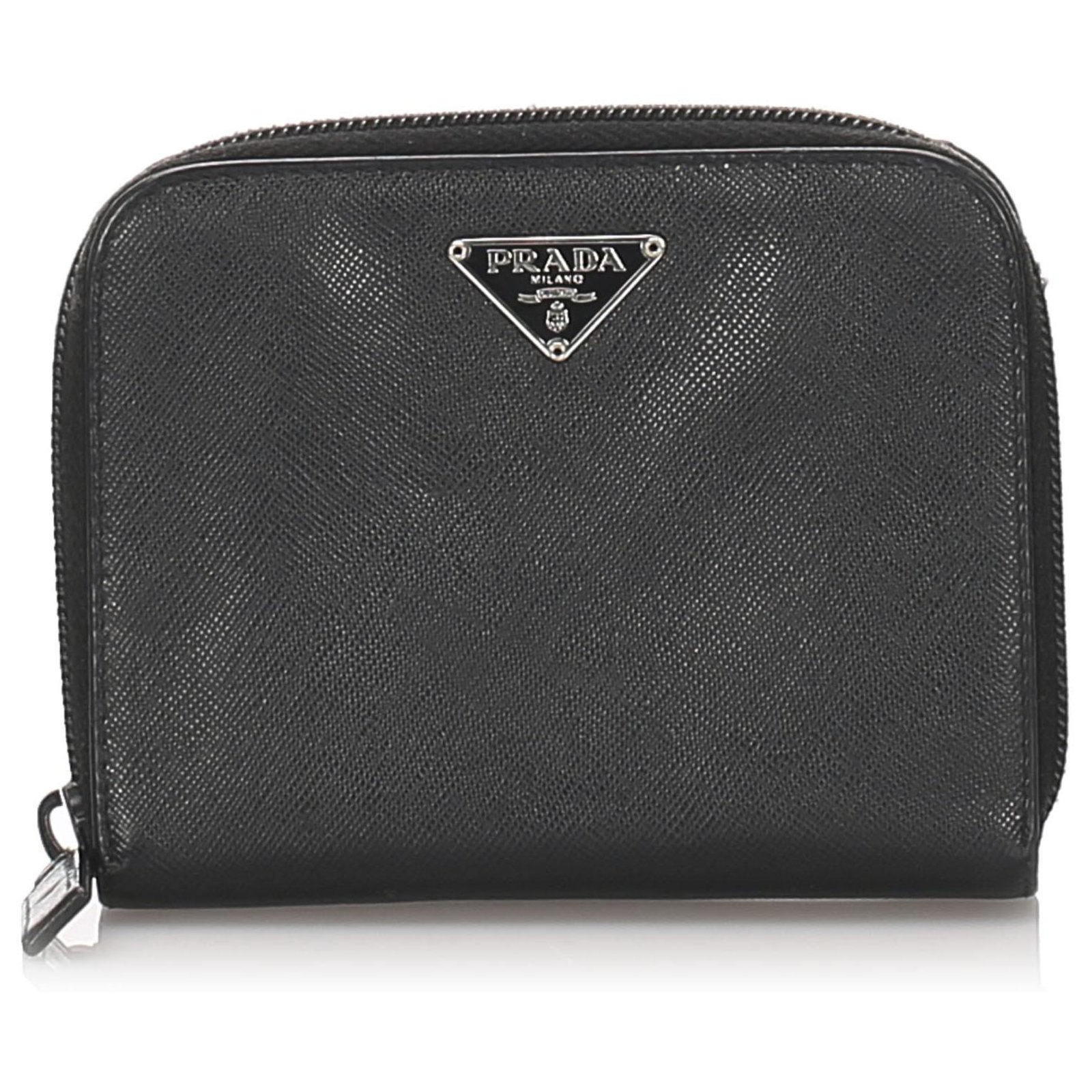 prada saffiano wallet small