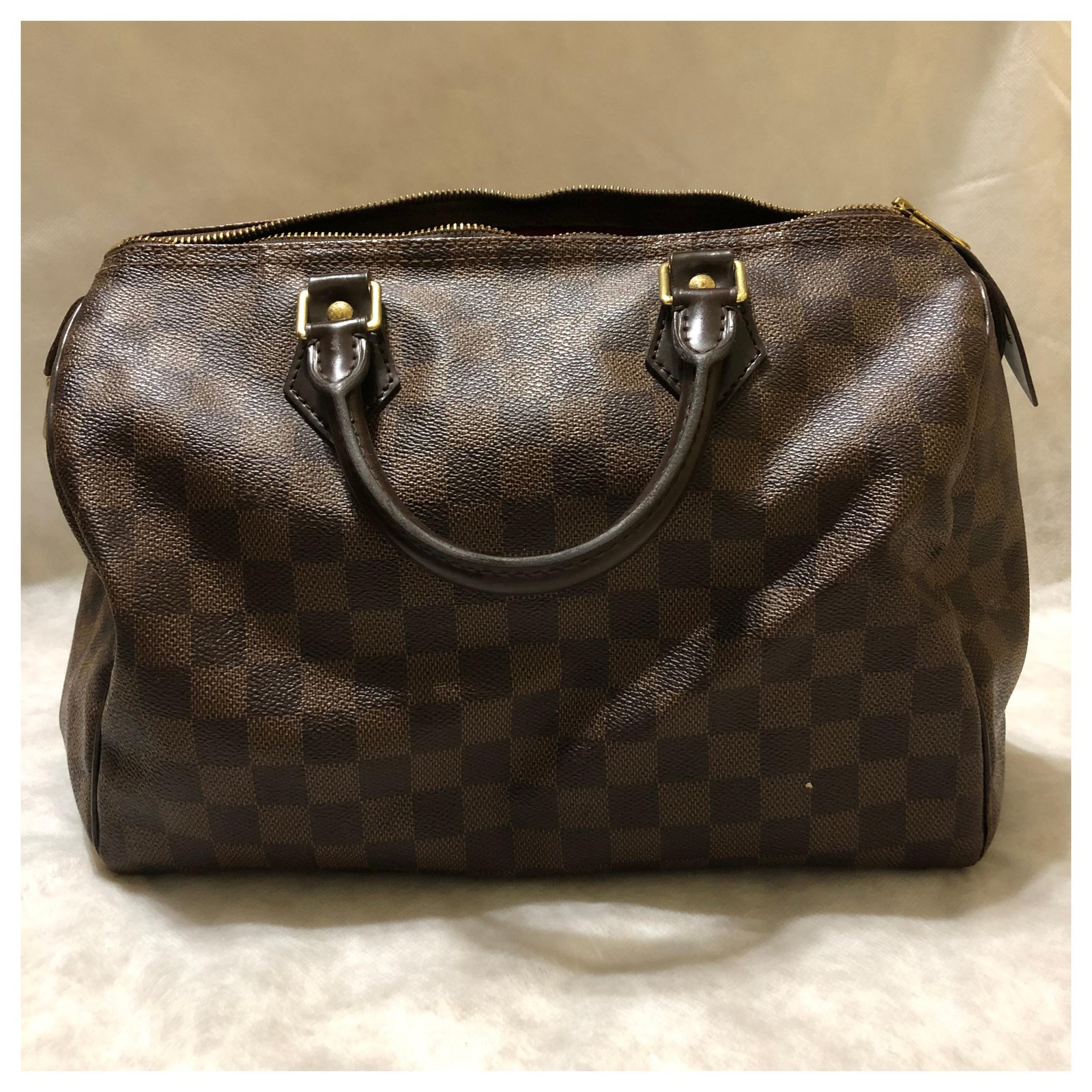 Louis Vuitton Speedy 30 Brown Damier Ebene