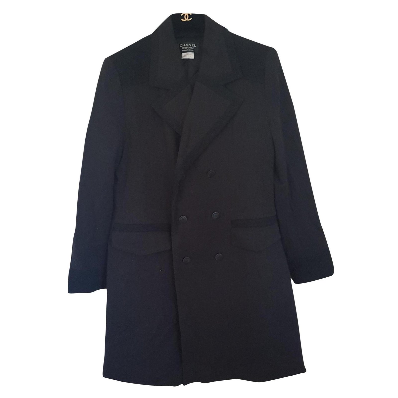 Chanel UNIFORM Black Cotton ref.188200 - Joli Closet