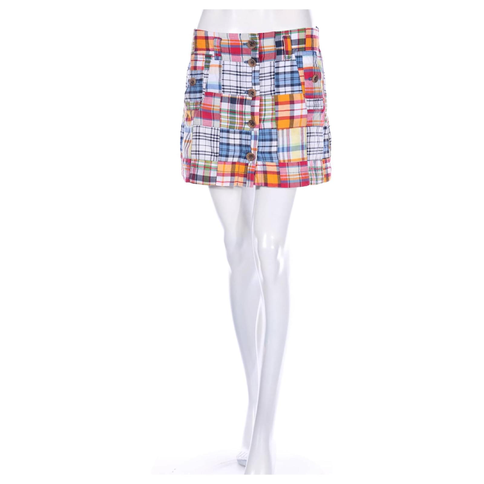Jupe en nid d'abeille, coton blanc. Taille XS, 34, 36. Cyrillus – Couleurs Vintage